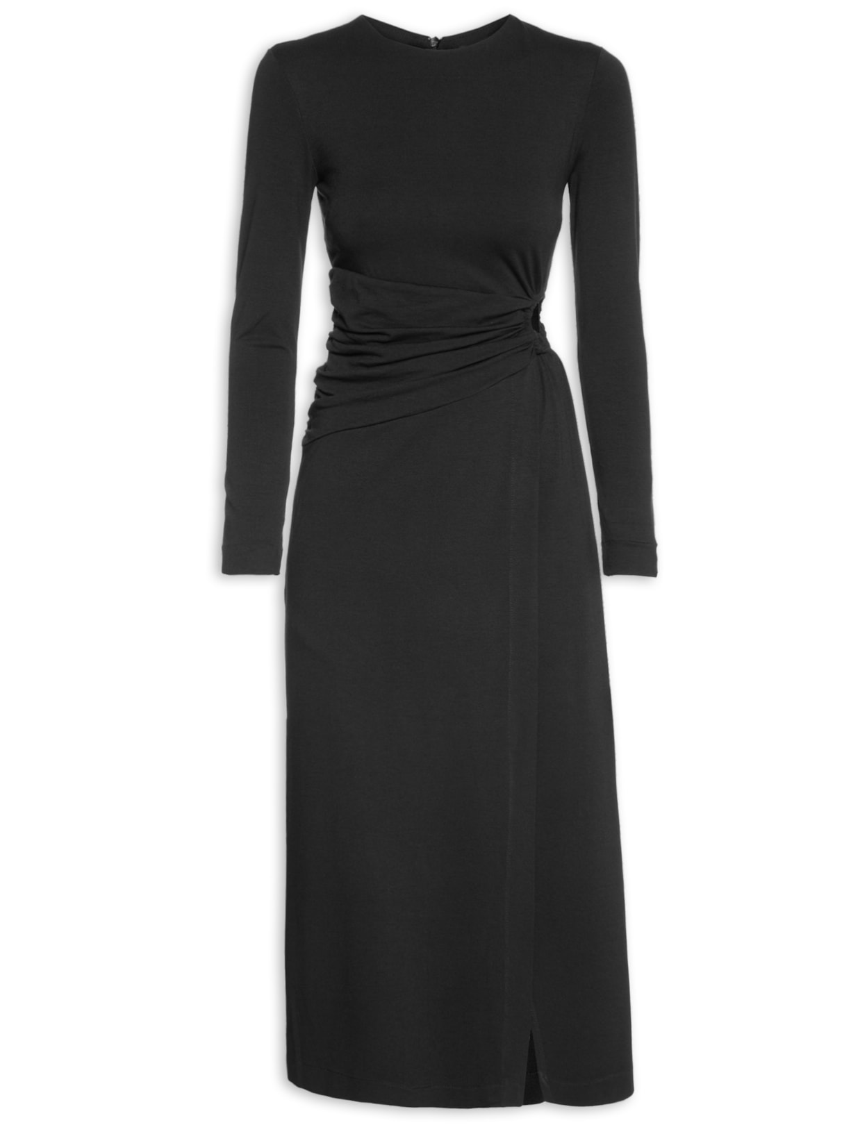 Vestido Midi Juliana Power - Preto
