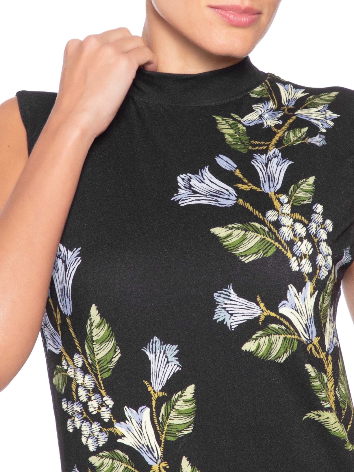 Vestido Midi Julieta – Preto Farm