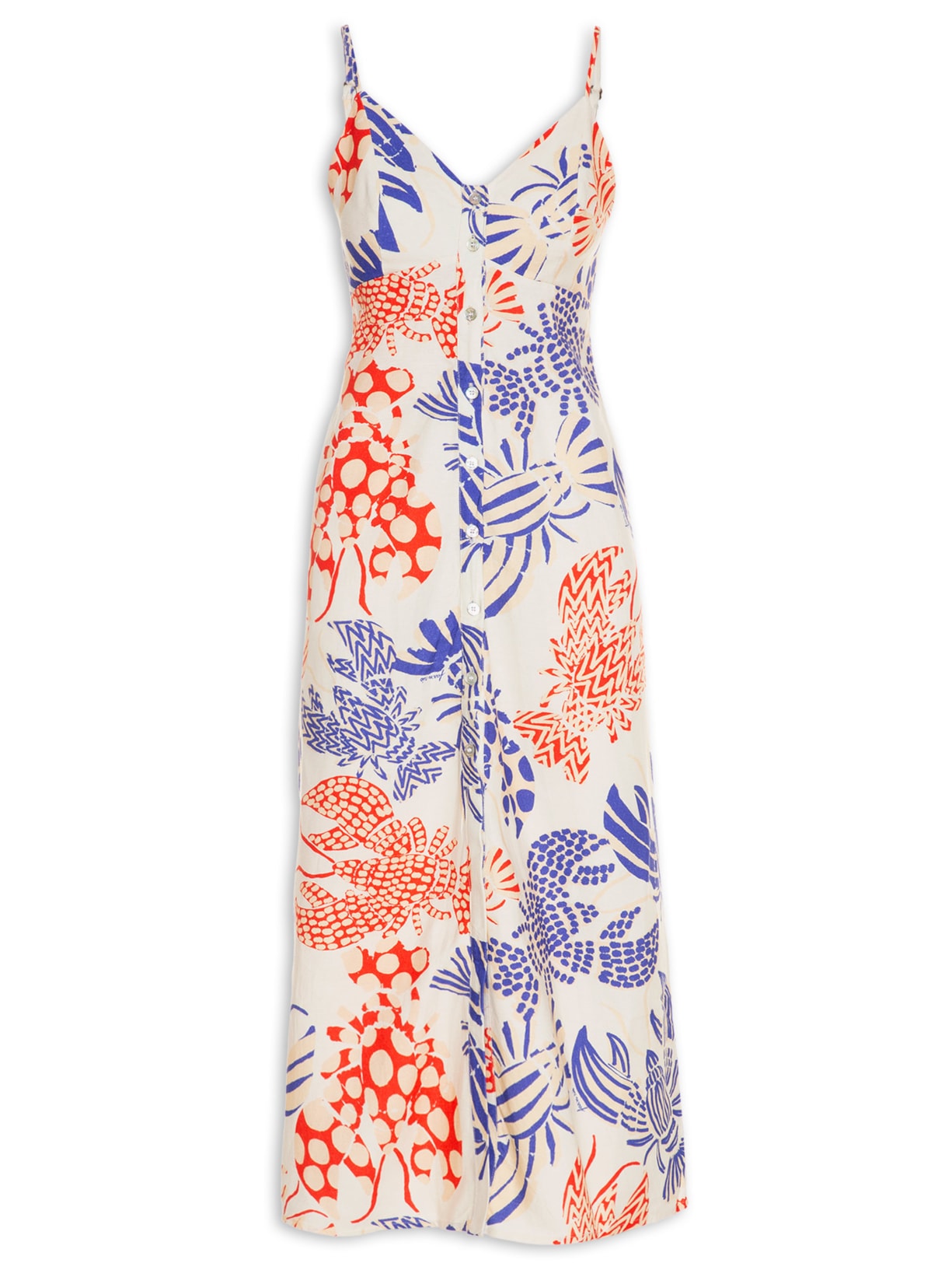 Vestido Midi Lagostinha - Off White