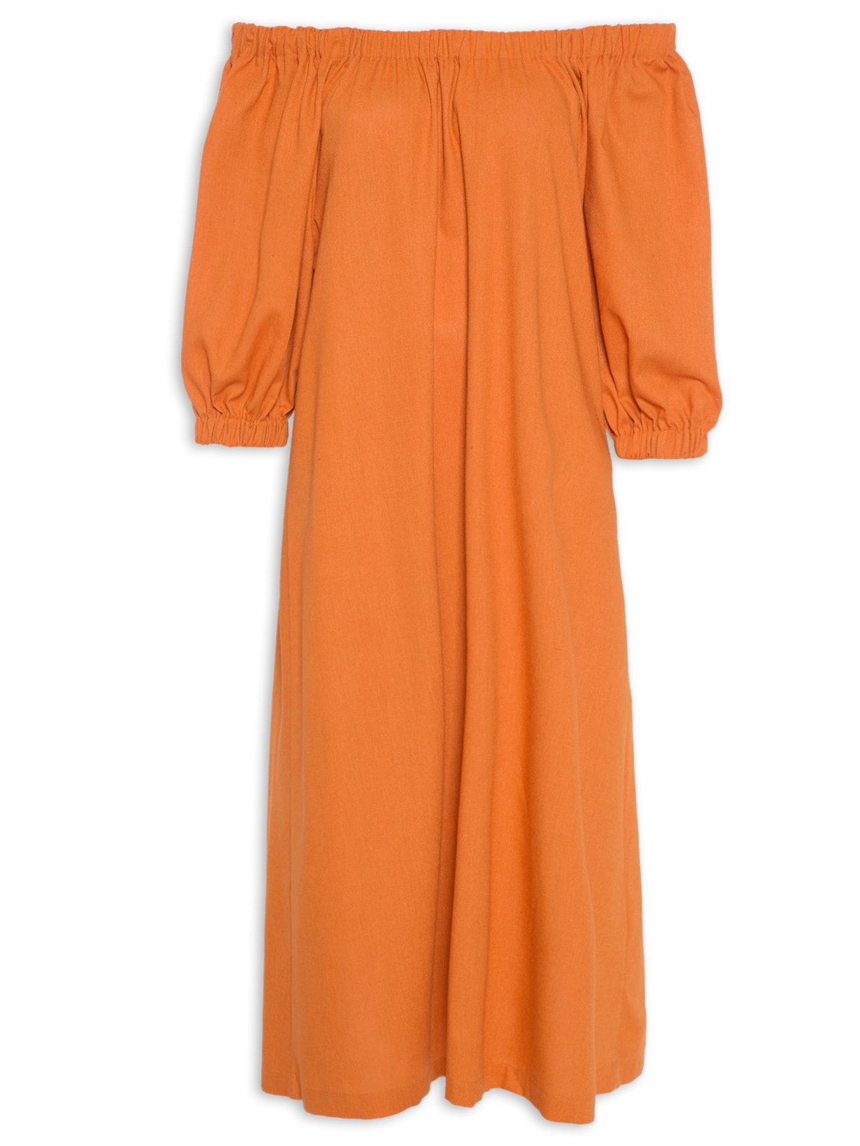 Vestido Midi Laranja '2Essential