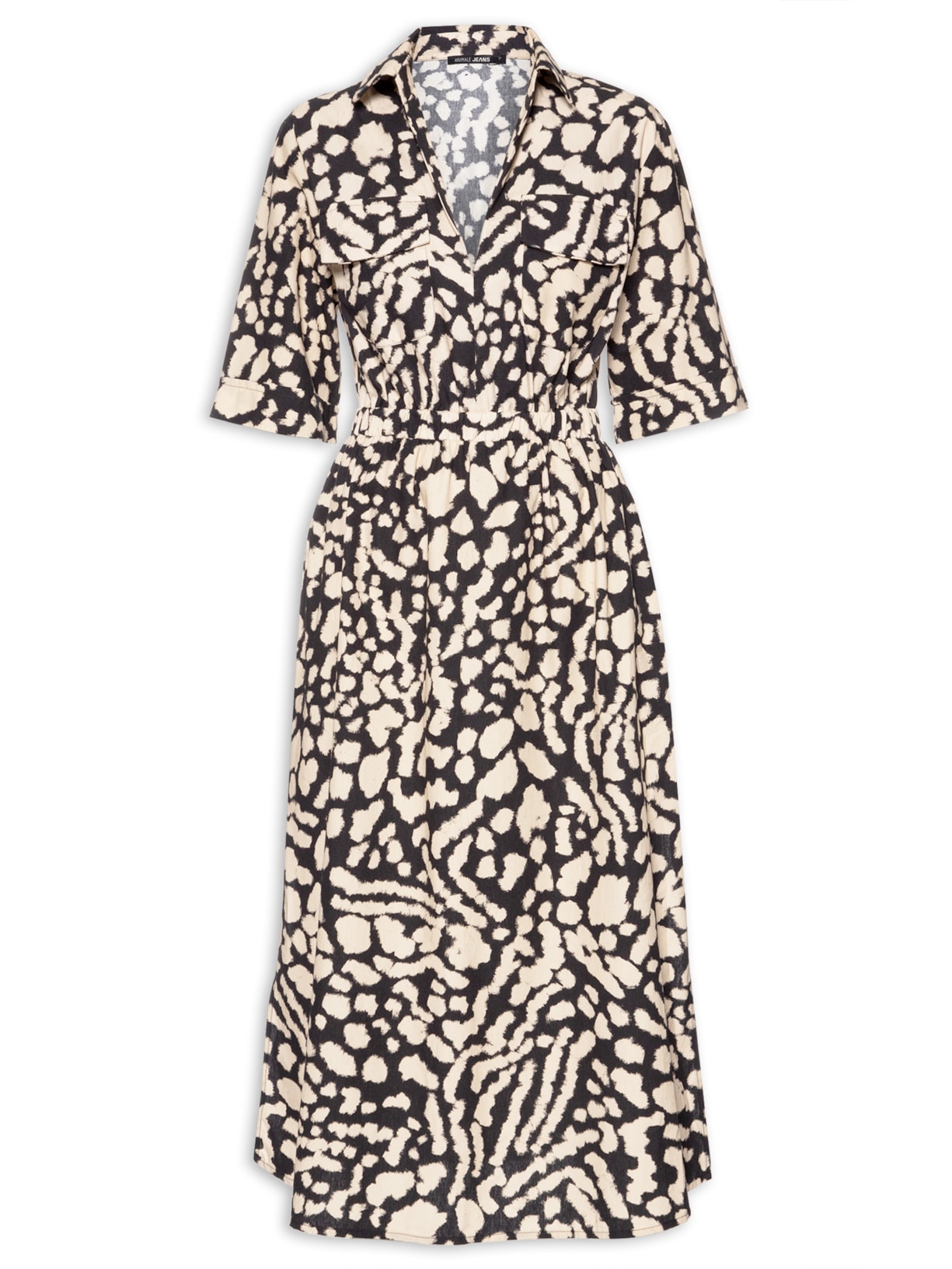 Vestido Midi Leopardo - Animal Print