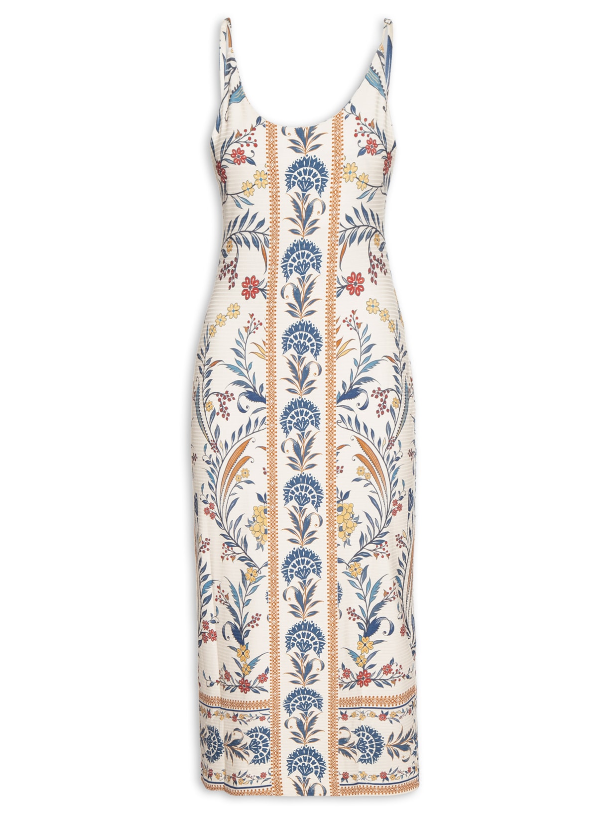 Vestido Midi Leveza Romântica - Bege