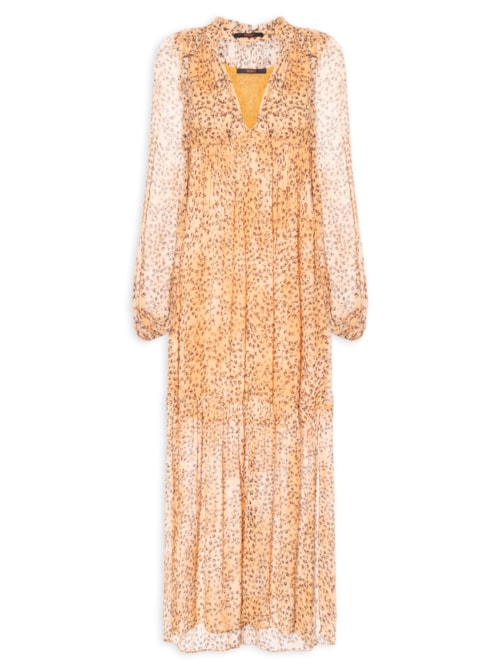 Vestido Midi Liberty Skin - Bege