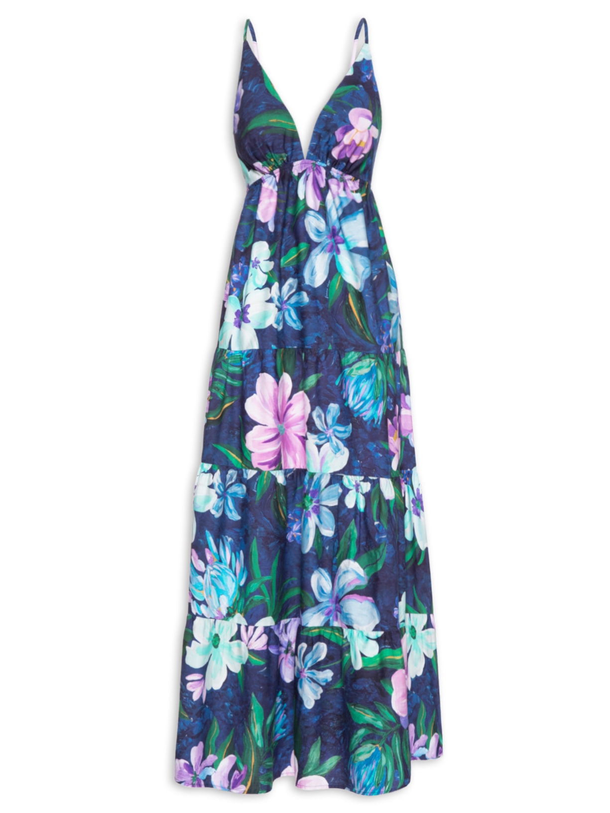 Vestido Midi Lineia - Azul