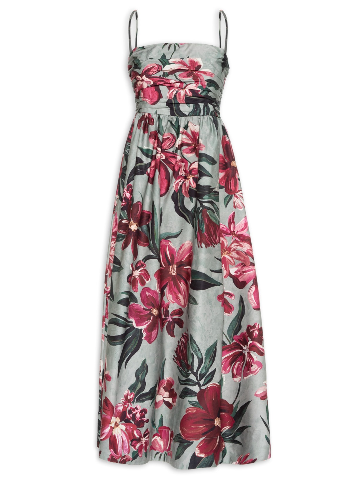 Vestido Midi Lineia - Verde