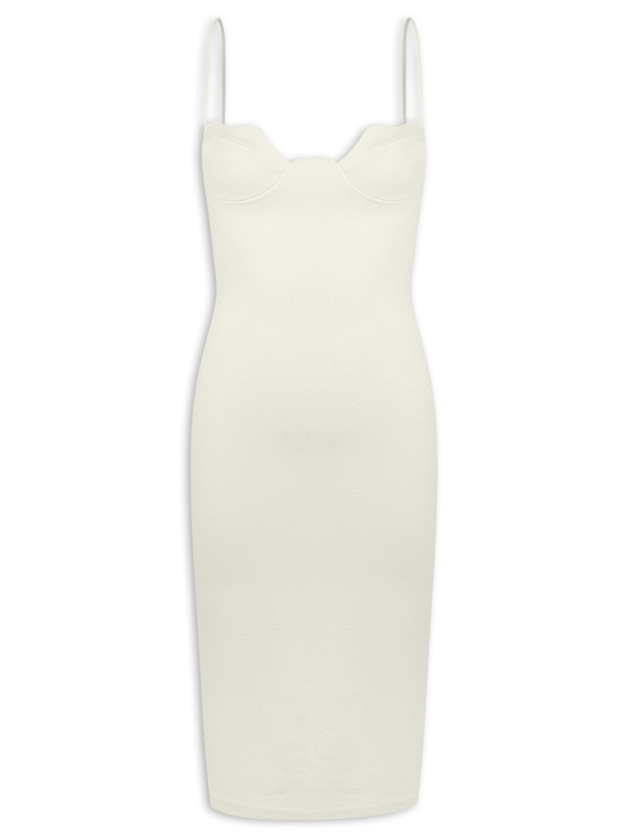 Vestido Midi Lou - Branco