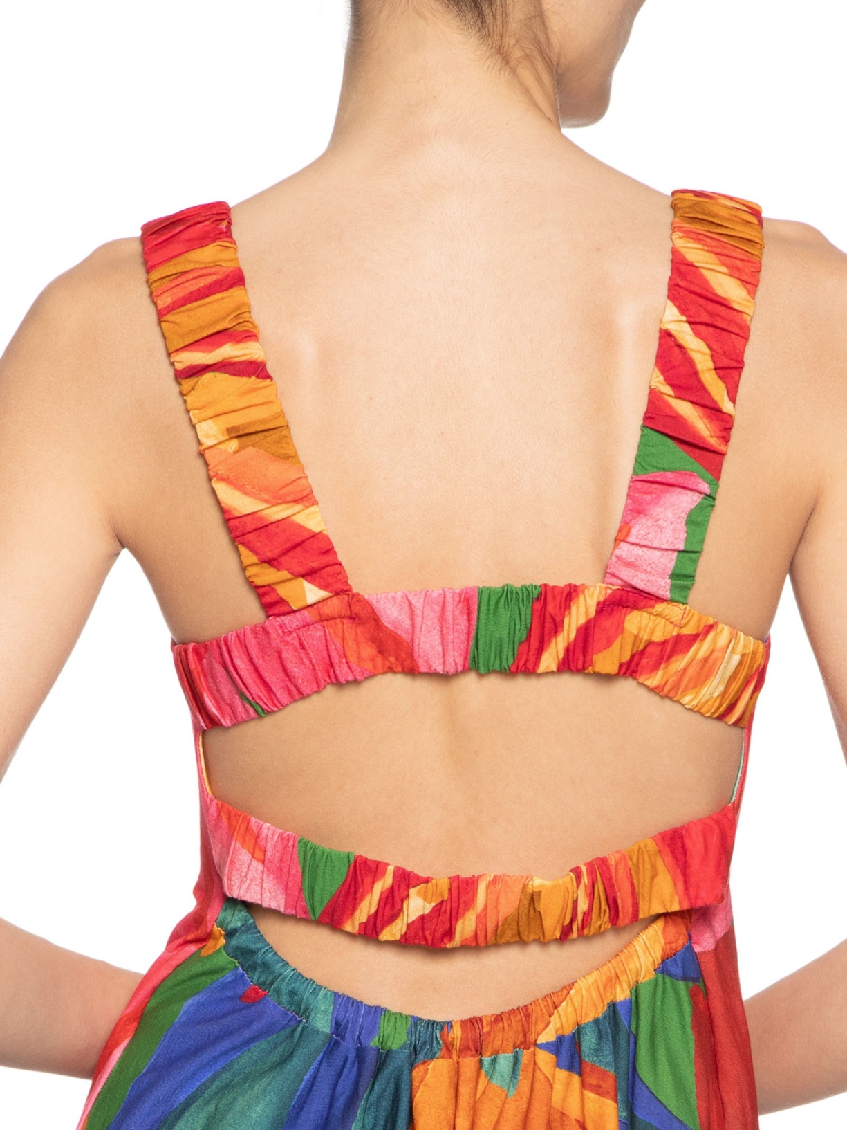 Vestido Midi Luiza Rosa Farm