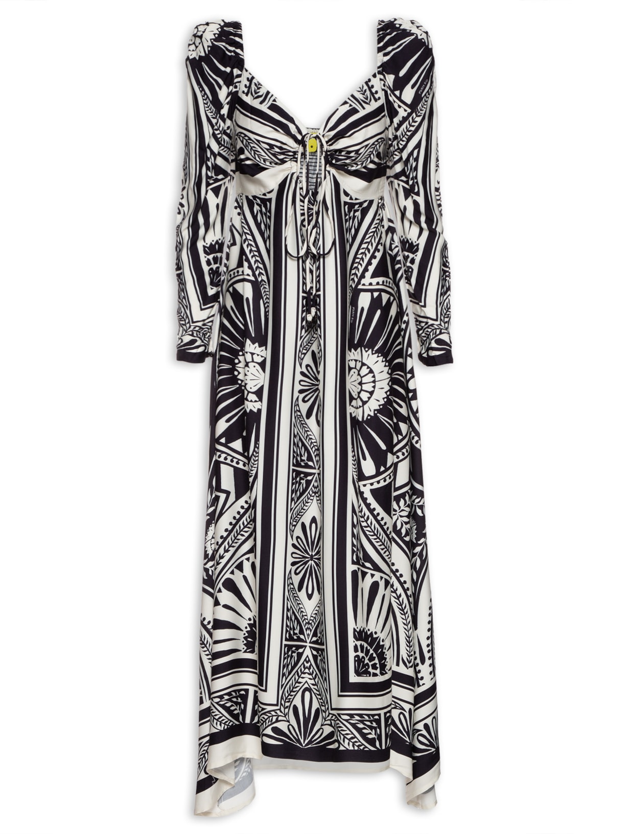 Vestido Midi Mandalina - Branco