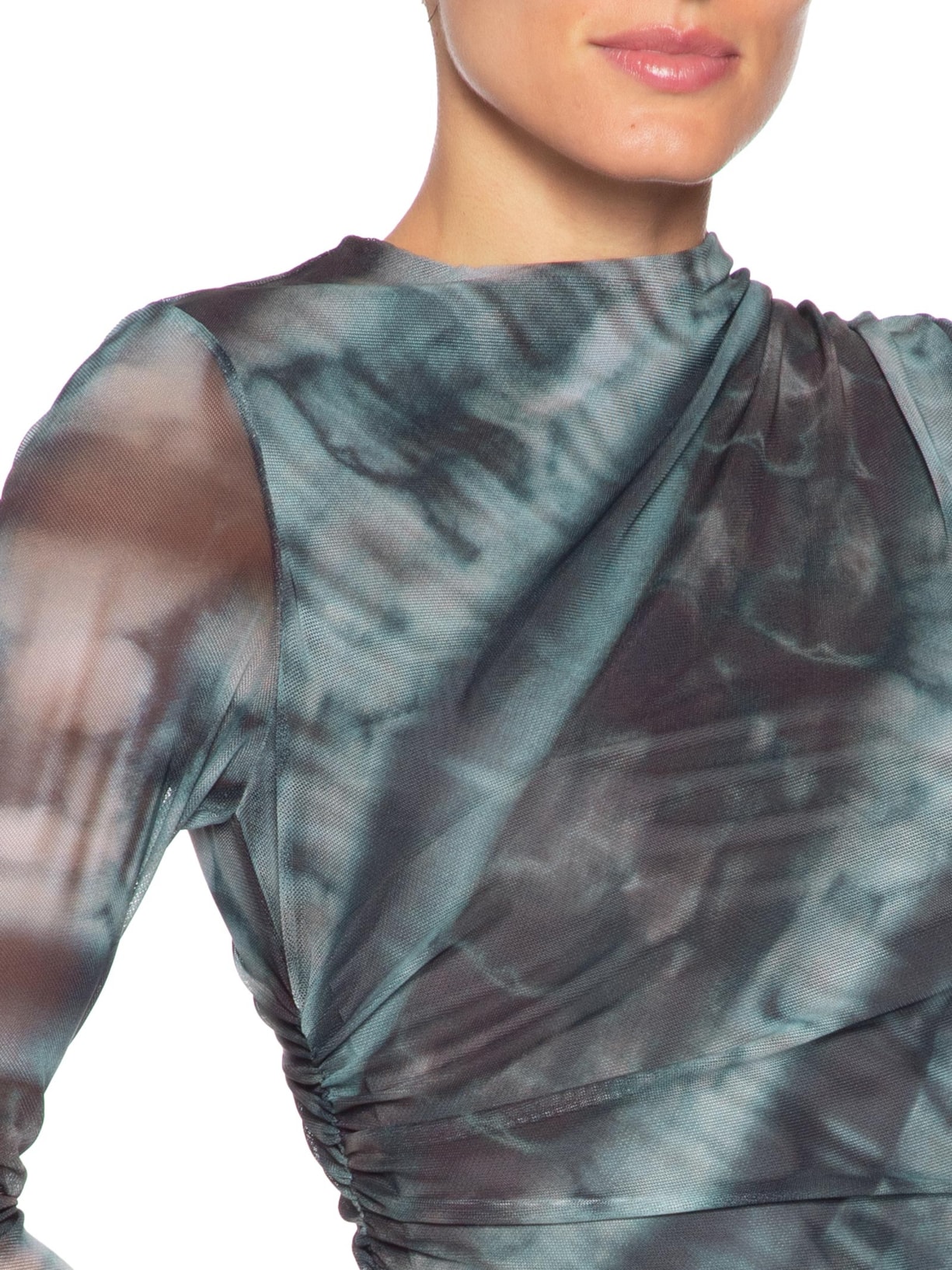 Vestido Midi Manga Longa Preto Cia Marítima