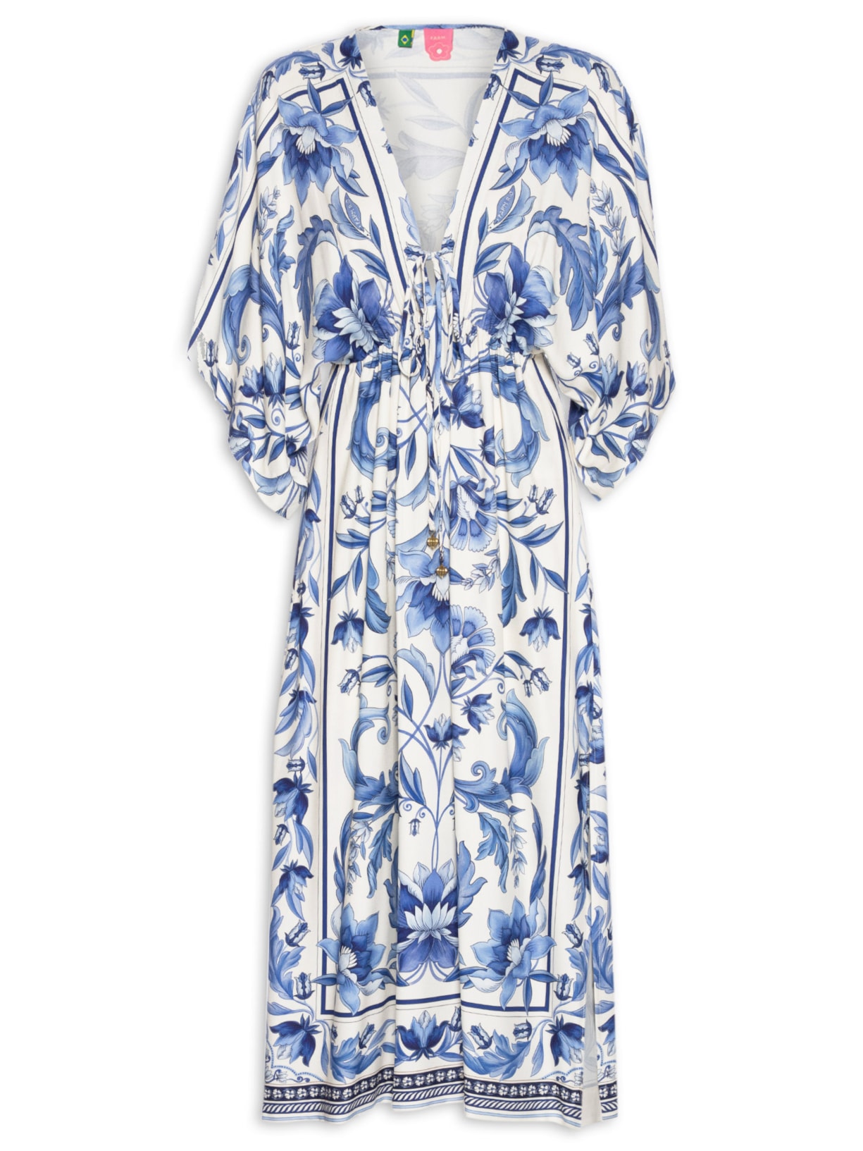 Vestido Midi Manga Natalia - Branco