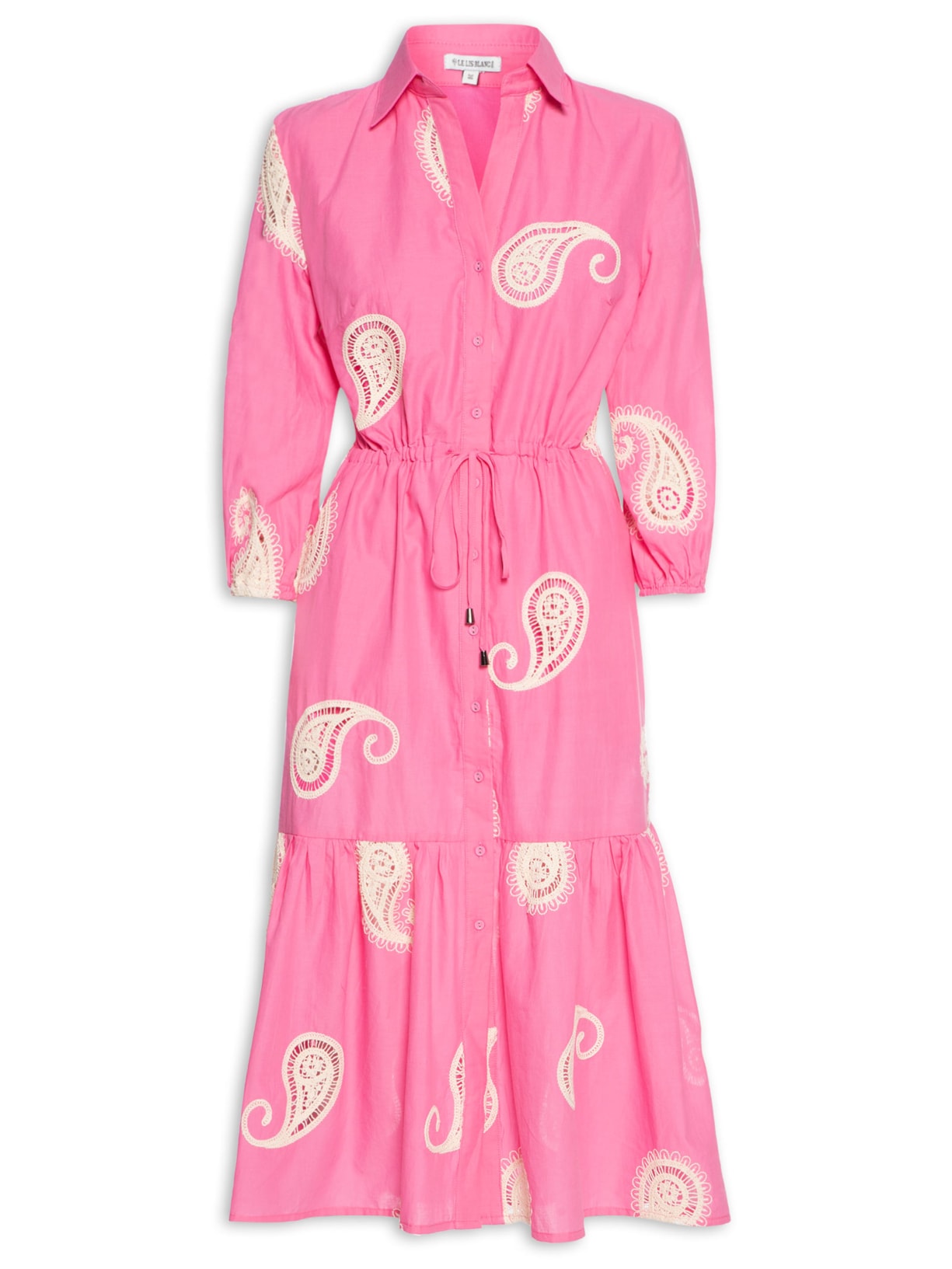 Vestido Midi Marcela - Rosa