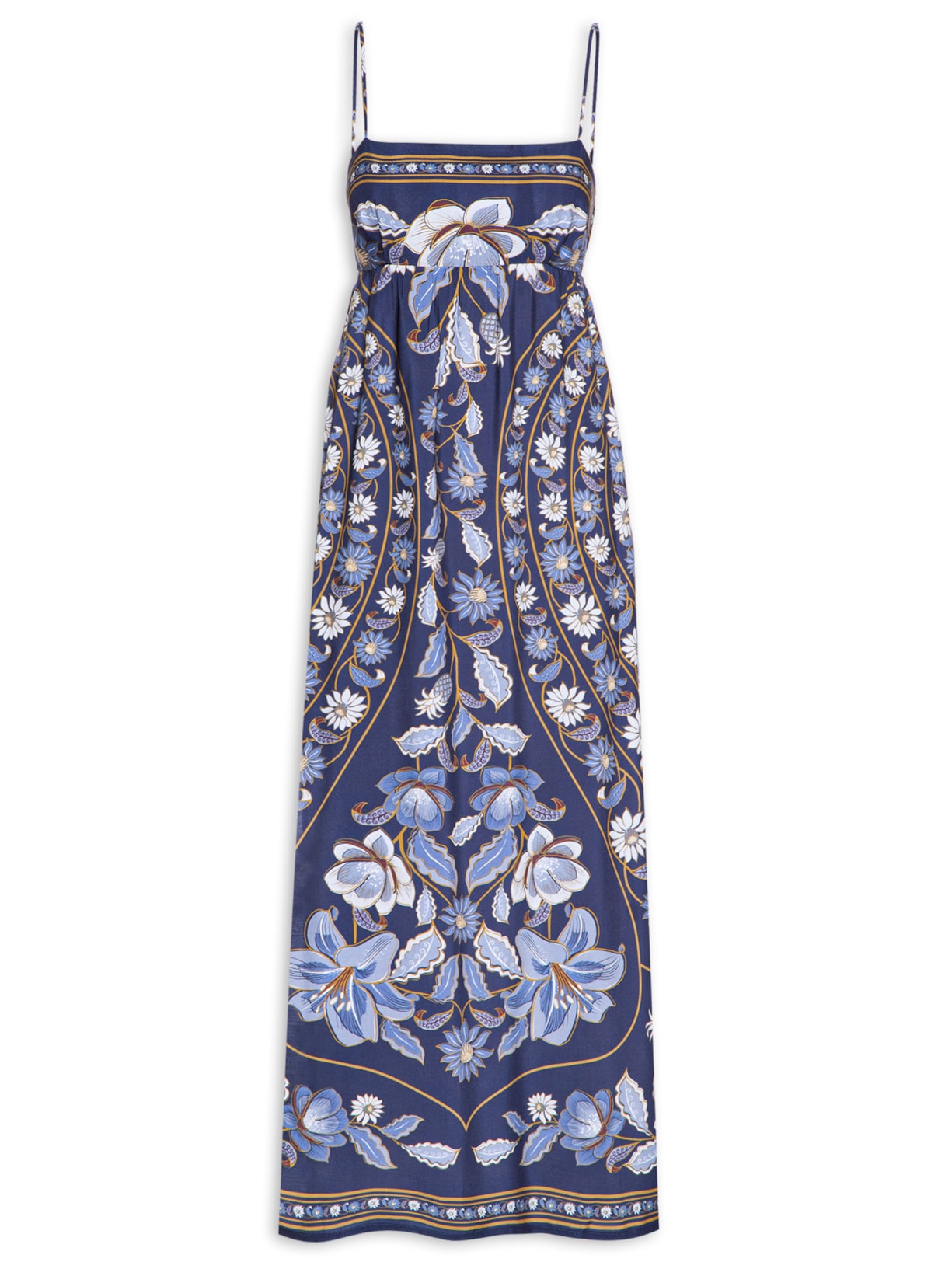 Vestido Midi Marcelle - Azul