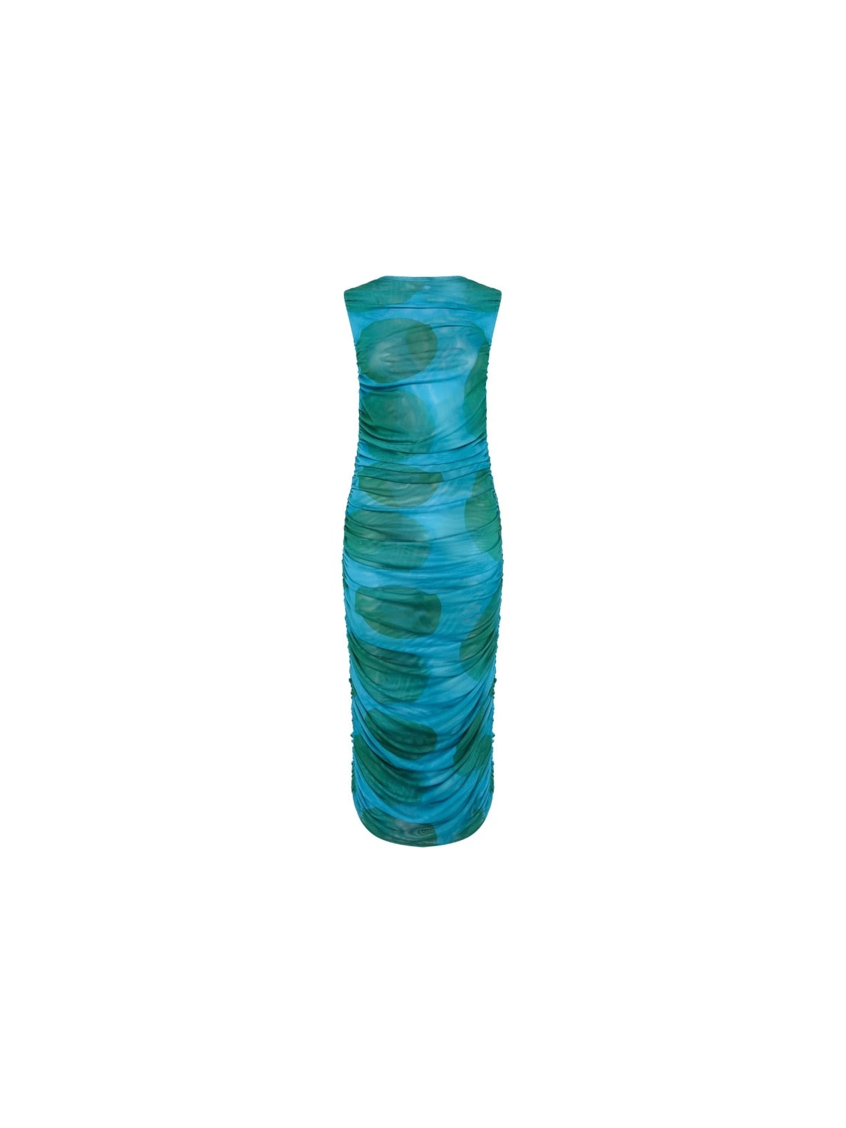 Vestido Midi Mareh Caravela Verde e Azul