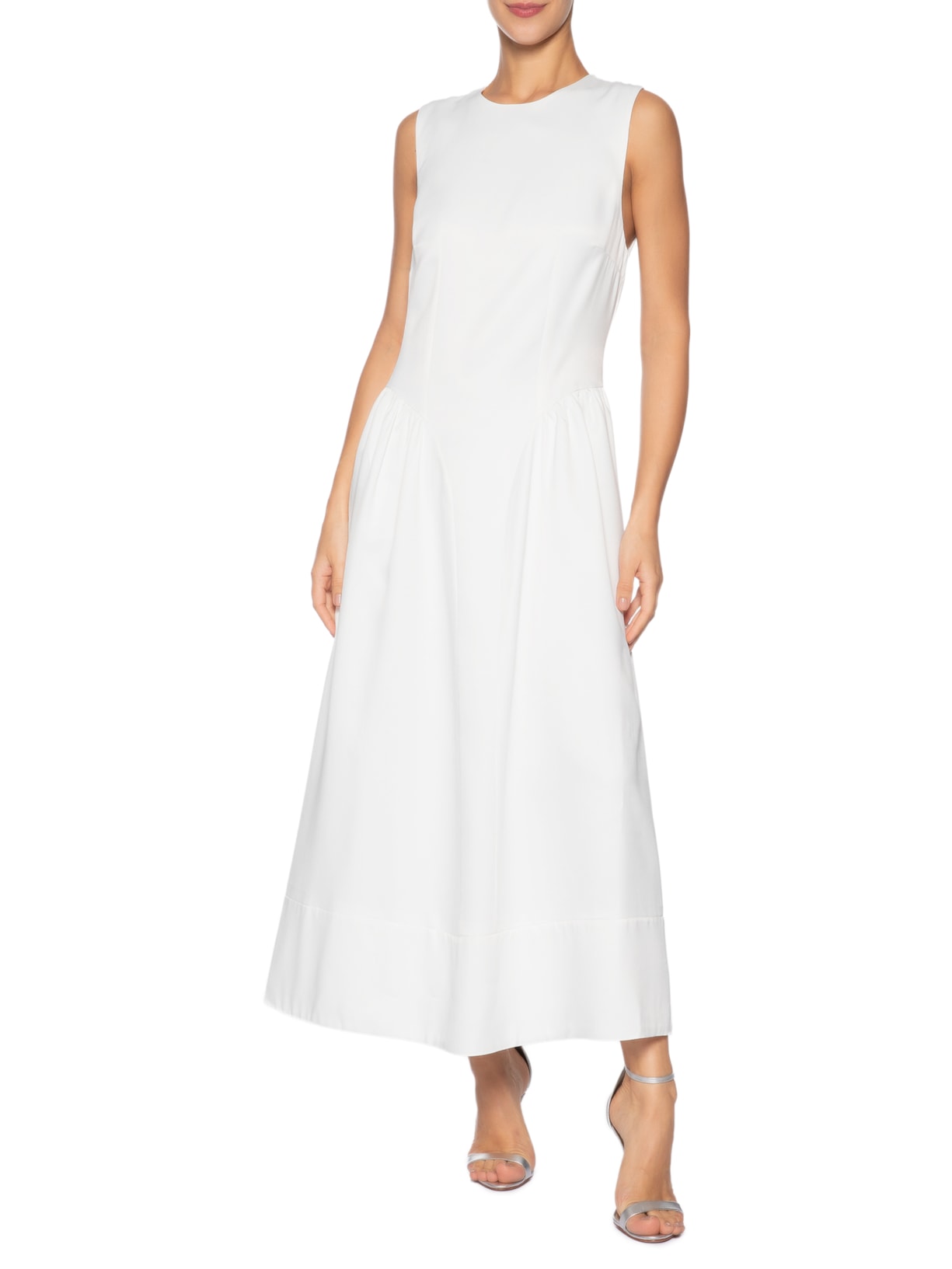 Vestido Midi Margot Zibeline Branco Fabulous Agilitá