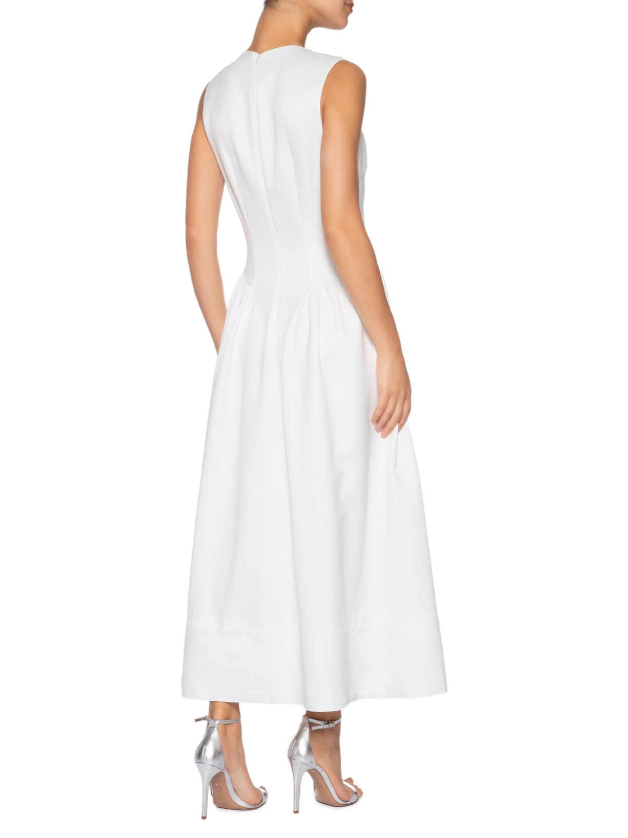 Vestido Midi Margot Zibeline Branco Fabulous Agilitá