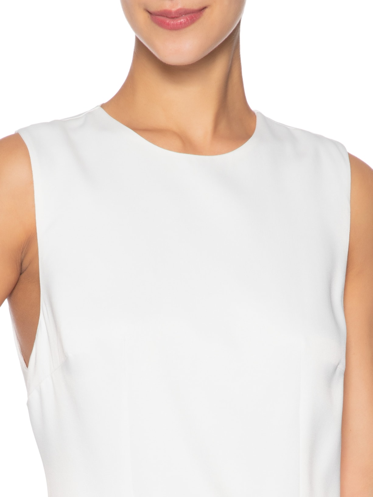 Vestido Midi Margot Zibeline Branco Fabulous Agilitá