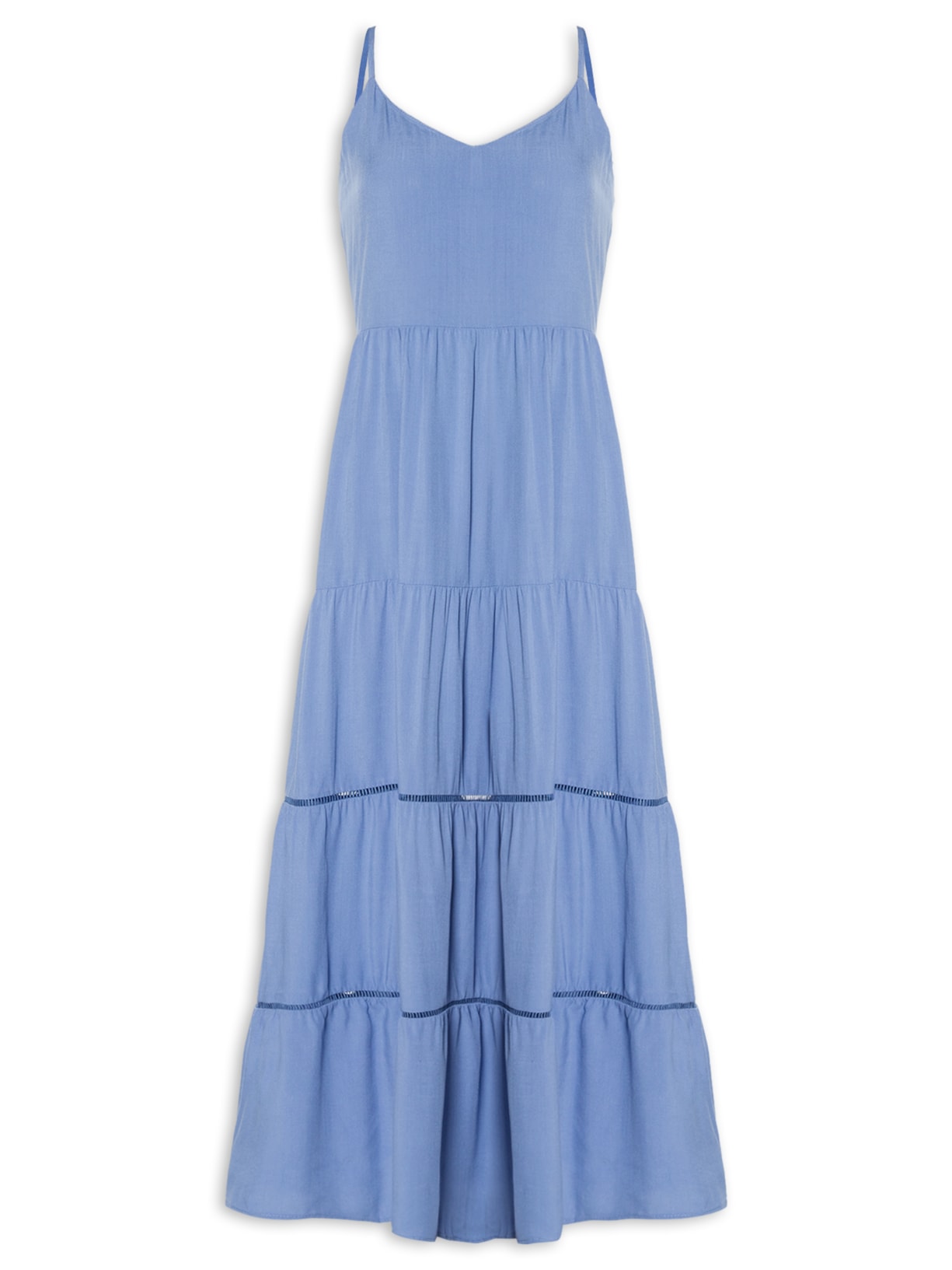 Vestido Midi Marias Azul Basiq