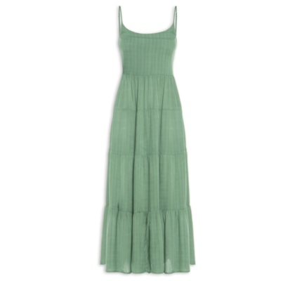 Vestido Midi Marias De Alça - Verde