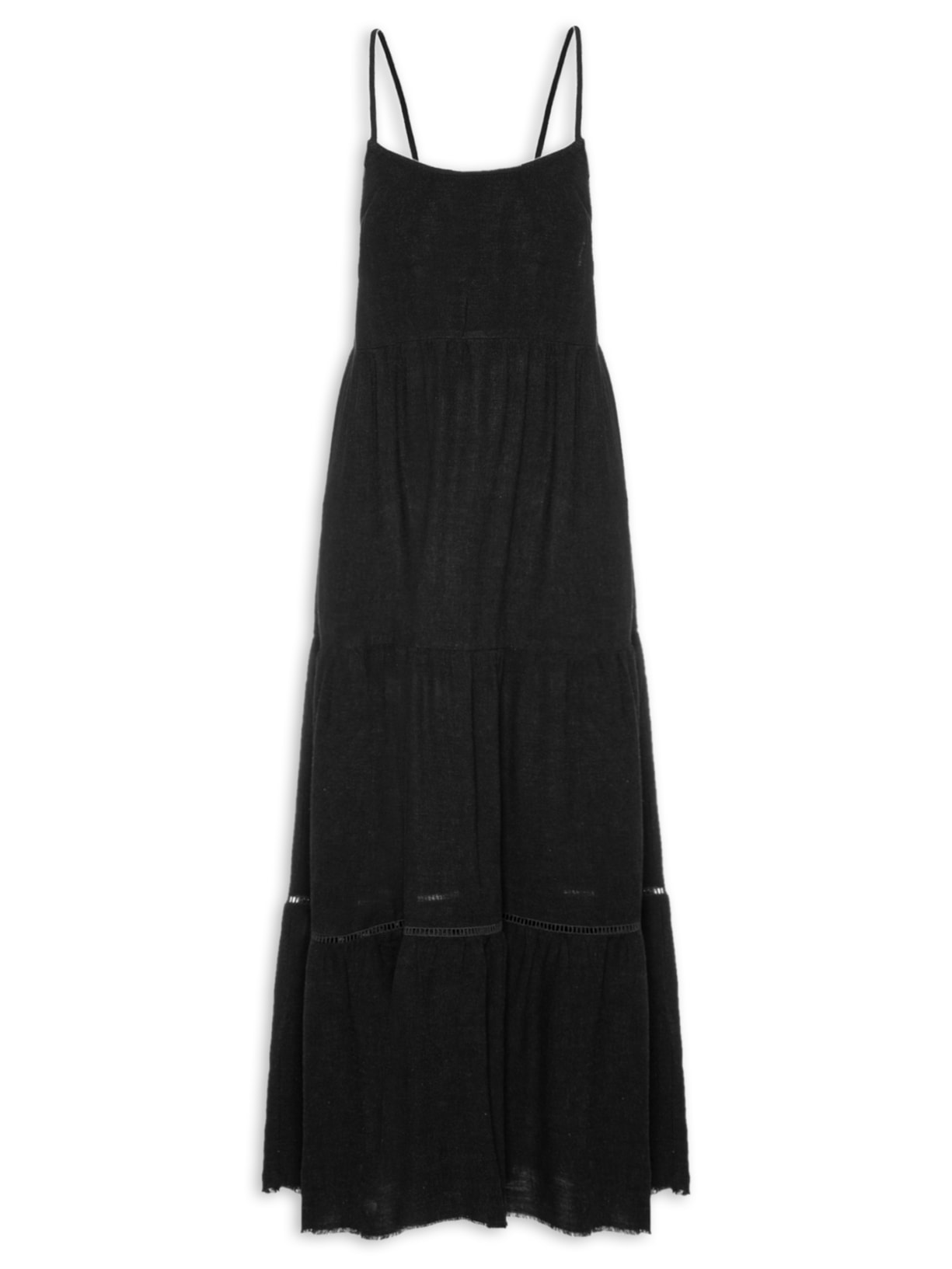 Vestido Midi Marias - Preto