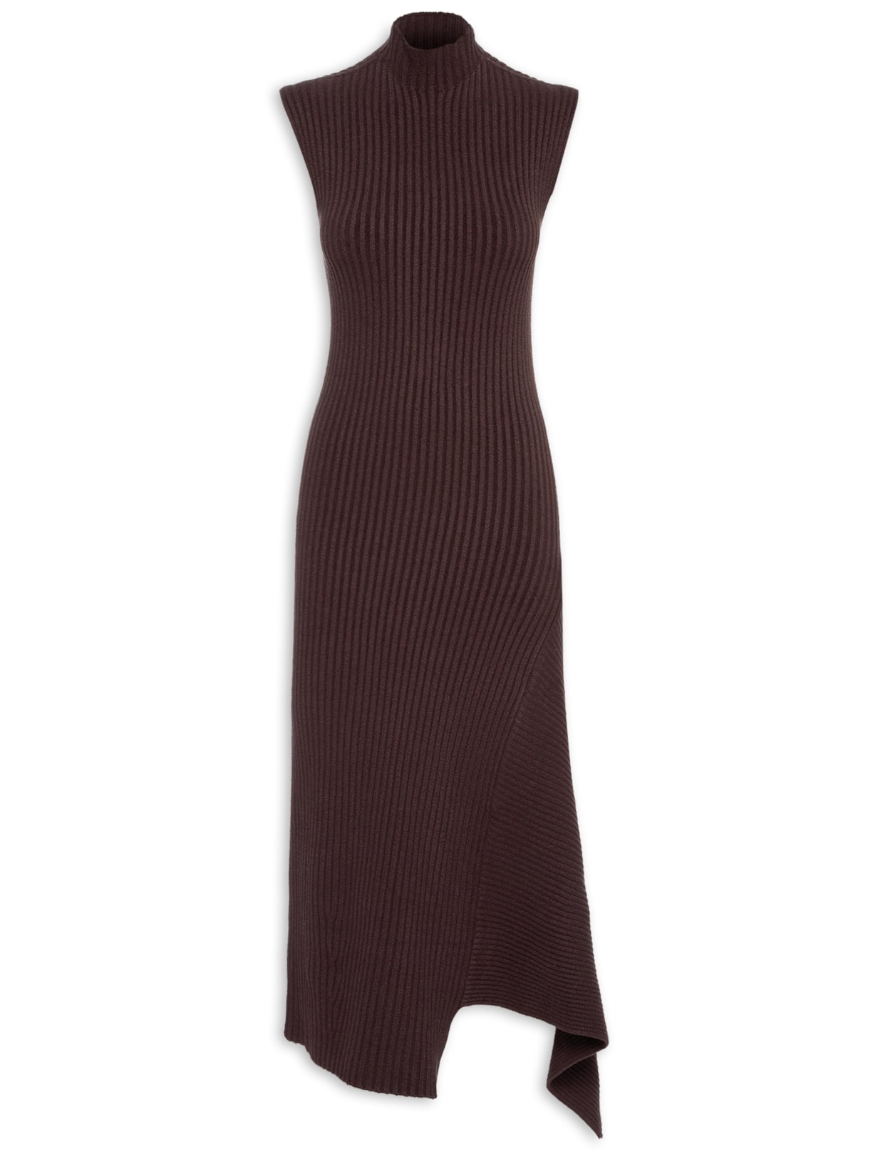 Vestido Midi - Marrom