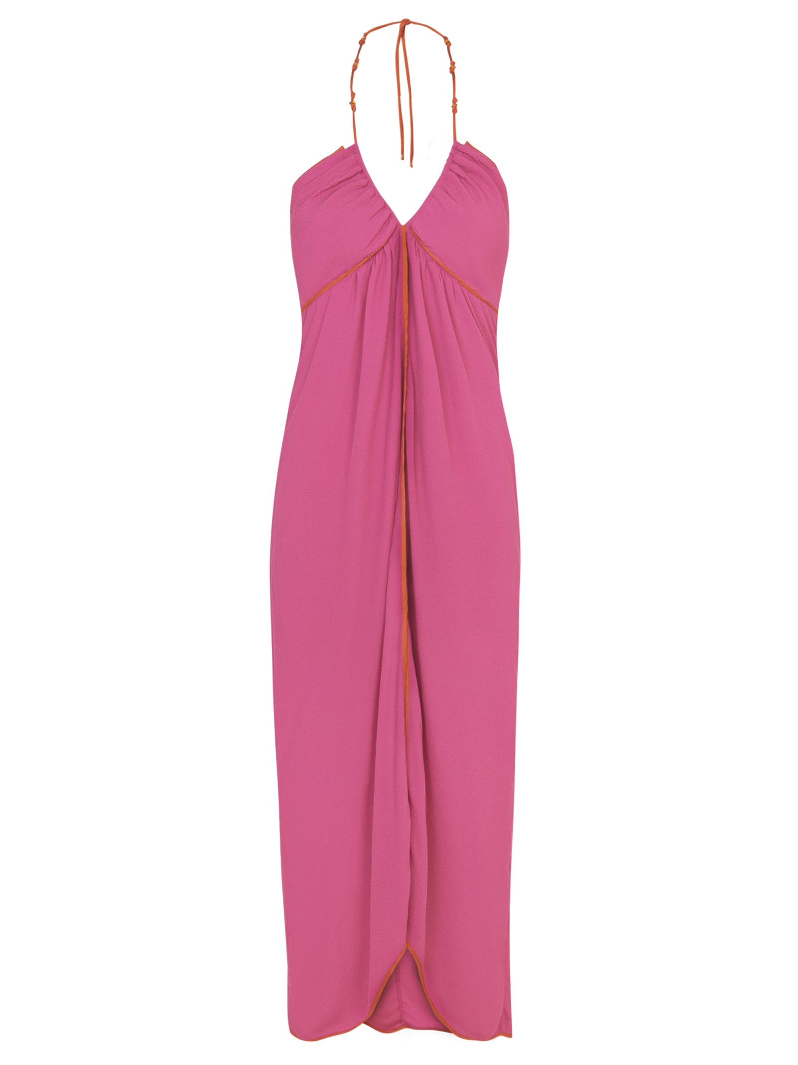 Vestido Midi Melanie Detalhe - Vix - Rosa