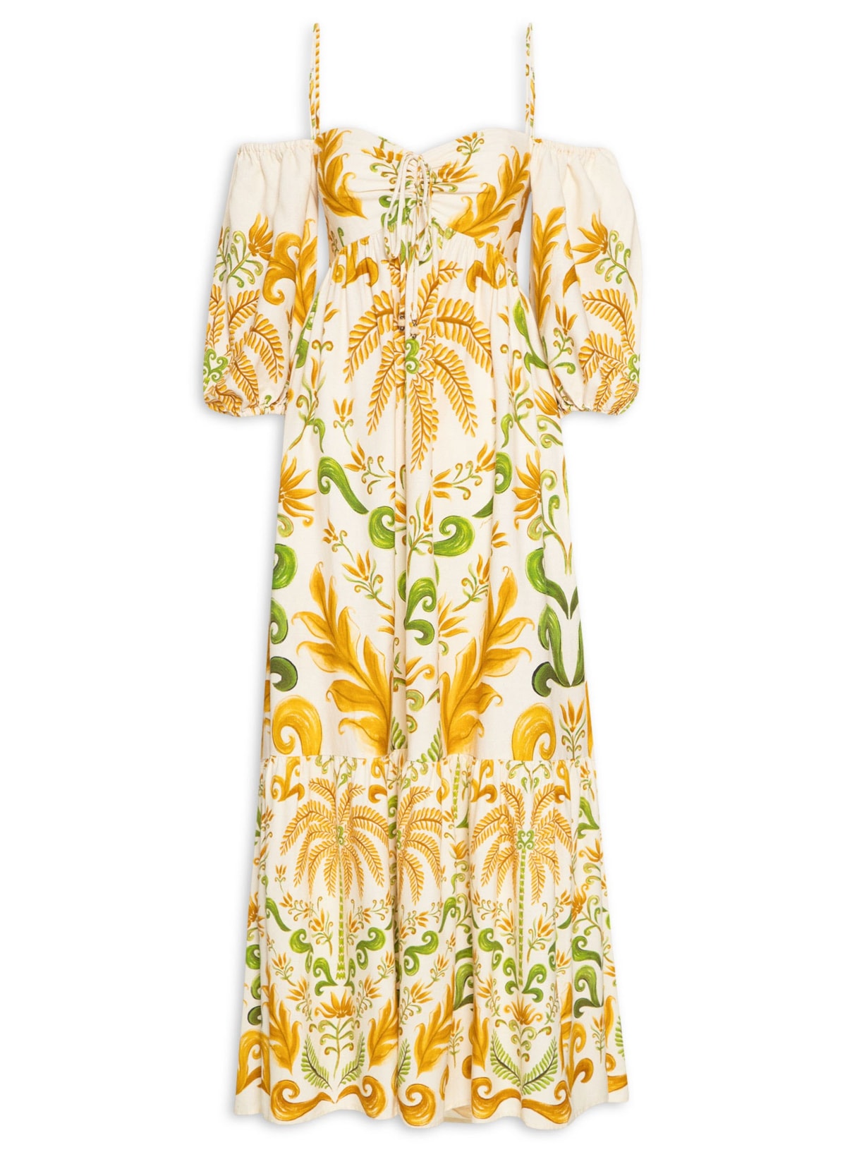 Vestido Midi Milani - Amarelo