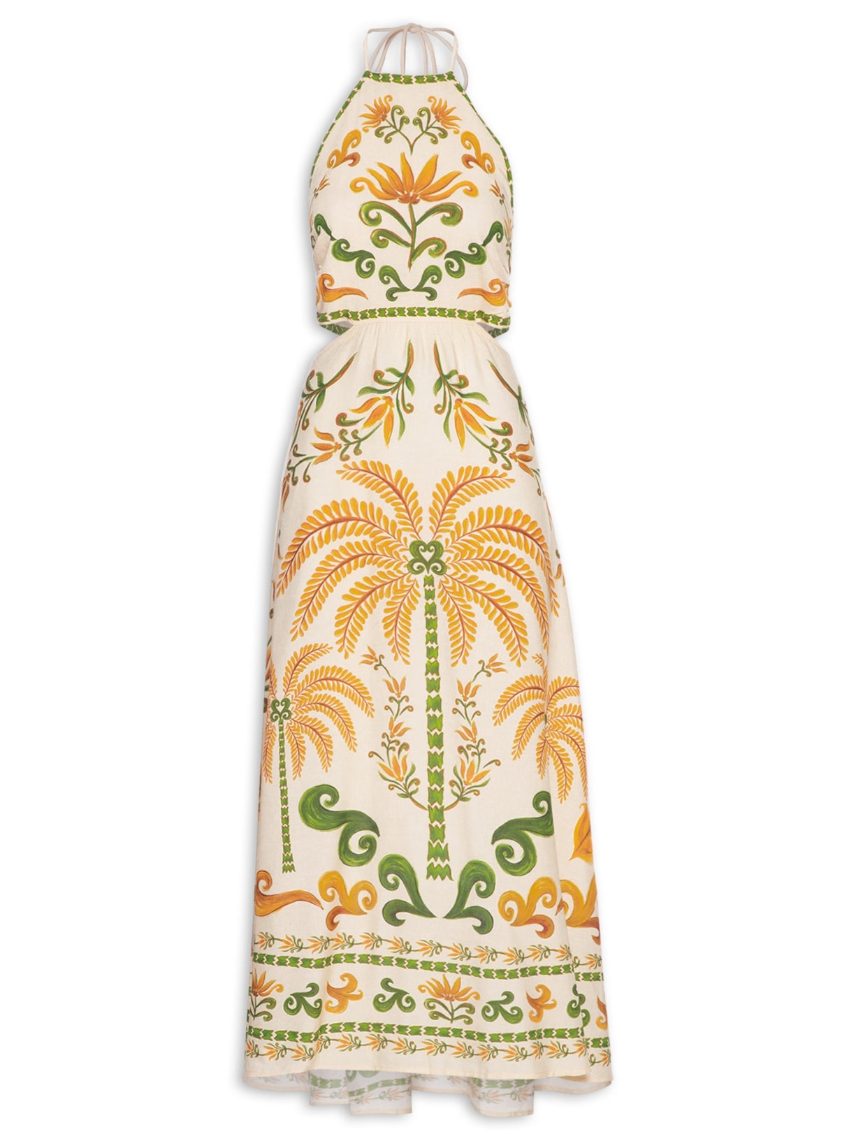 Vestido Midi Milani - Amarelo