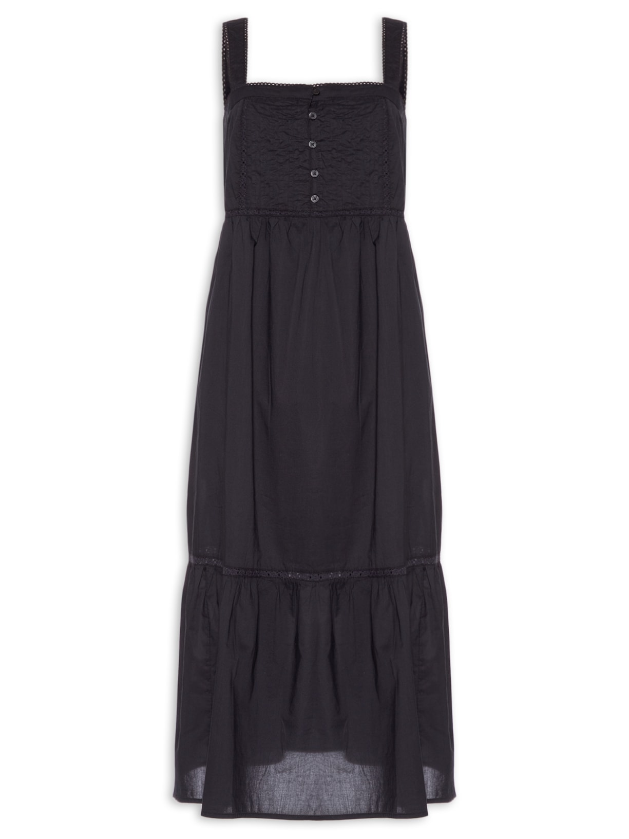 Vestido Midi Mimi Sl Preto Levi's