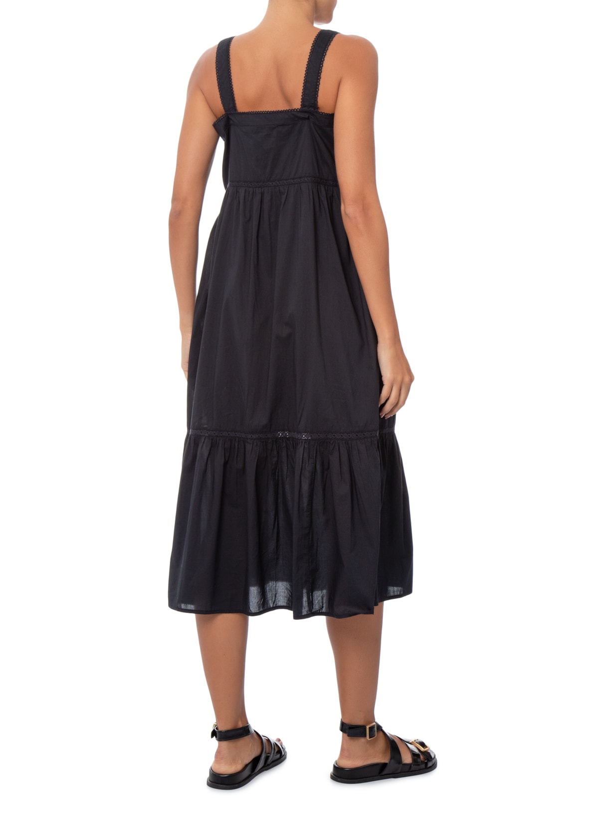 Vestido Midi Mimi Sl Preto Levi's