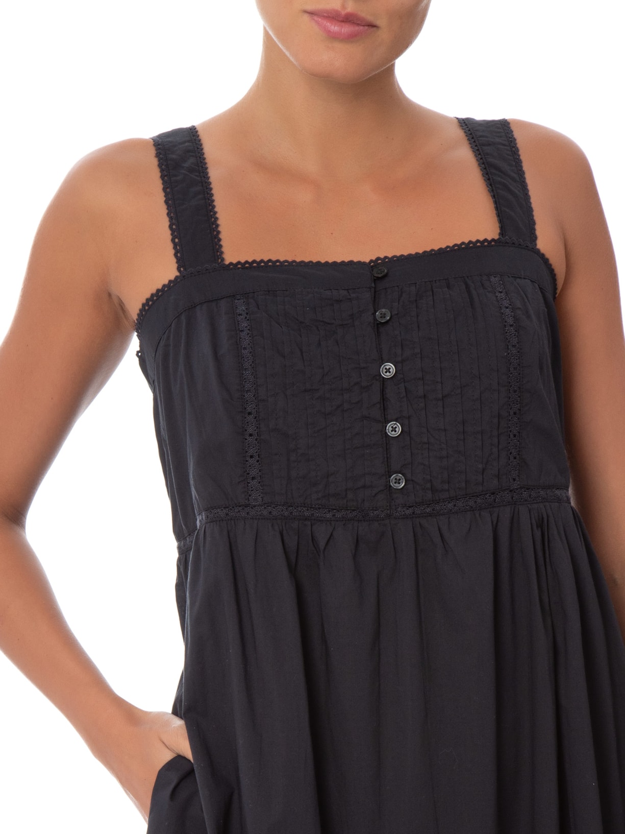 Vestido Midi Mimi Sl Preto Levi's