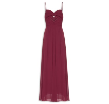 Vestido Midi Morgana - Vermelho