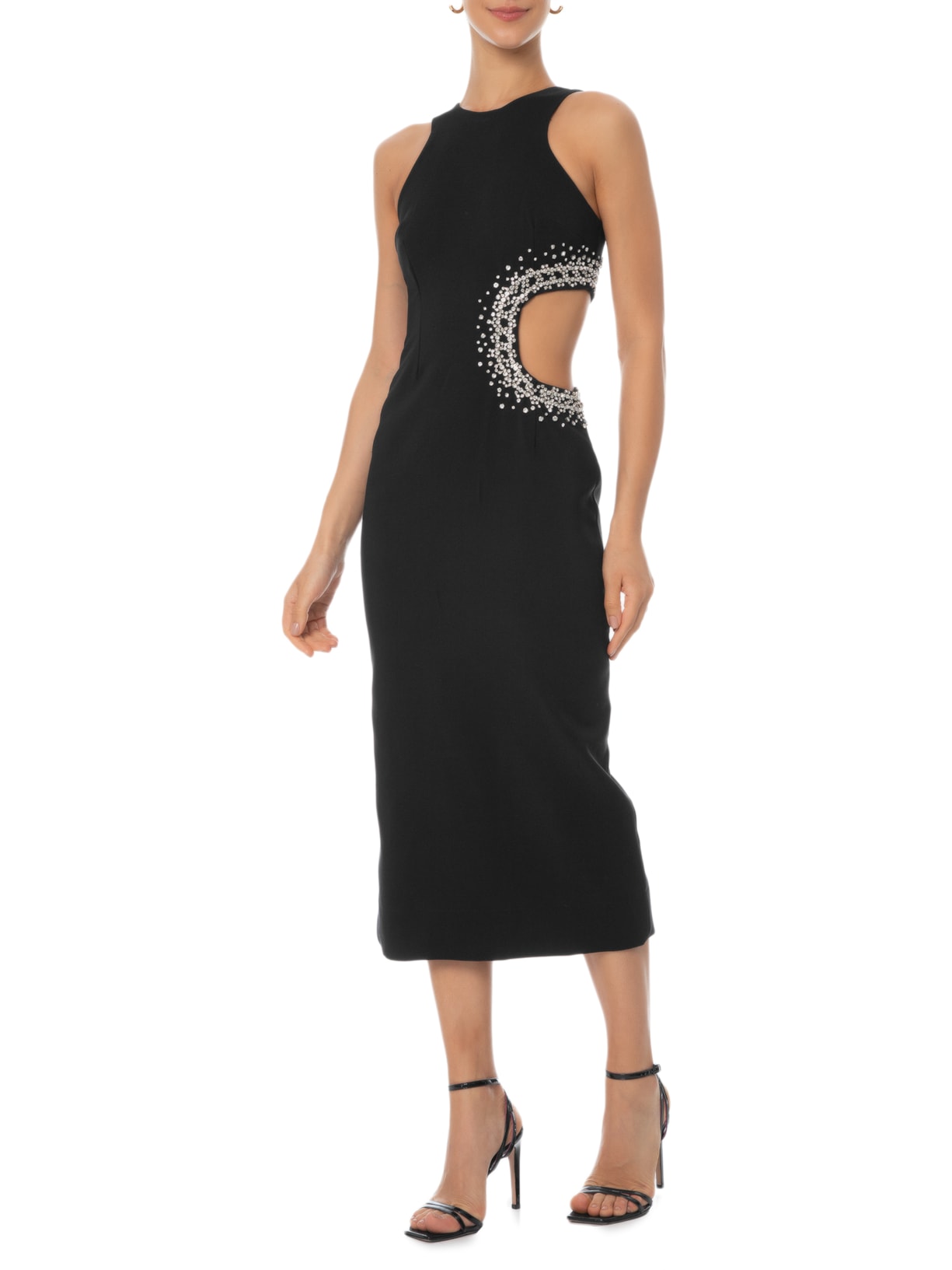 Vestido Midi Nathalie Preto Fabulous Agilitá
