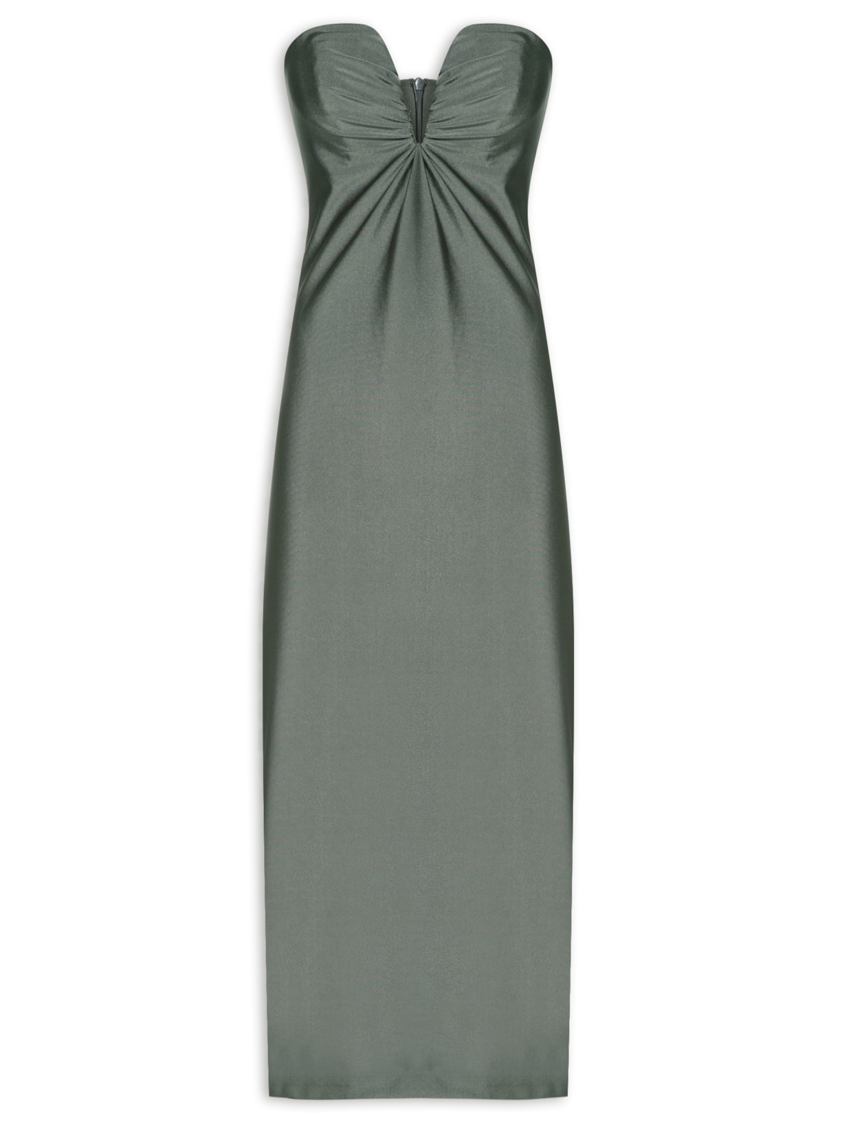 Vestido Midi Nicky - Cinza