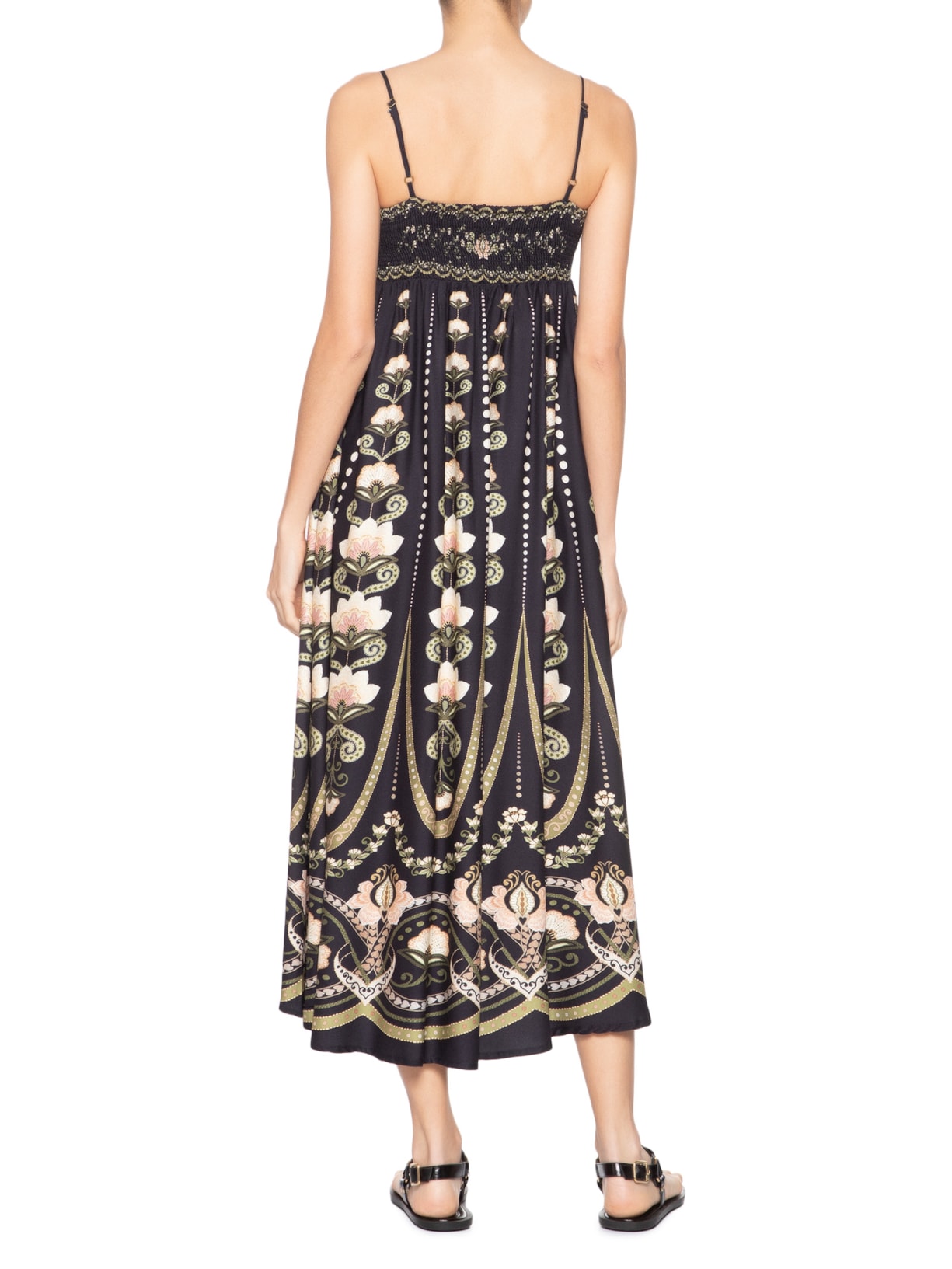 Vestido Midi Nikita Preto Farm