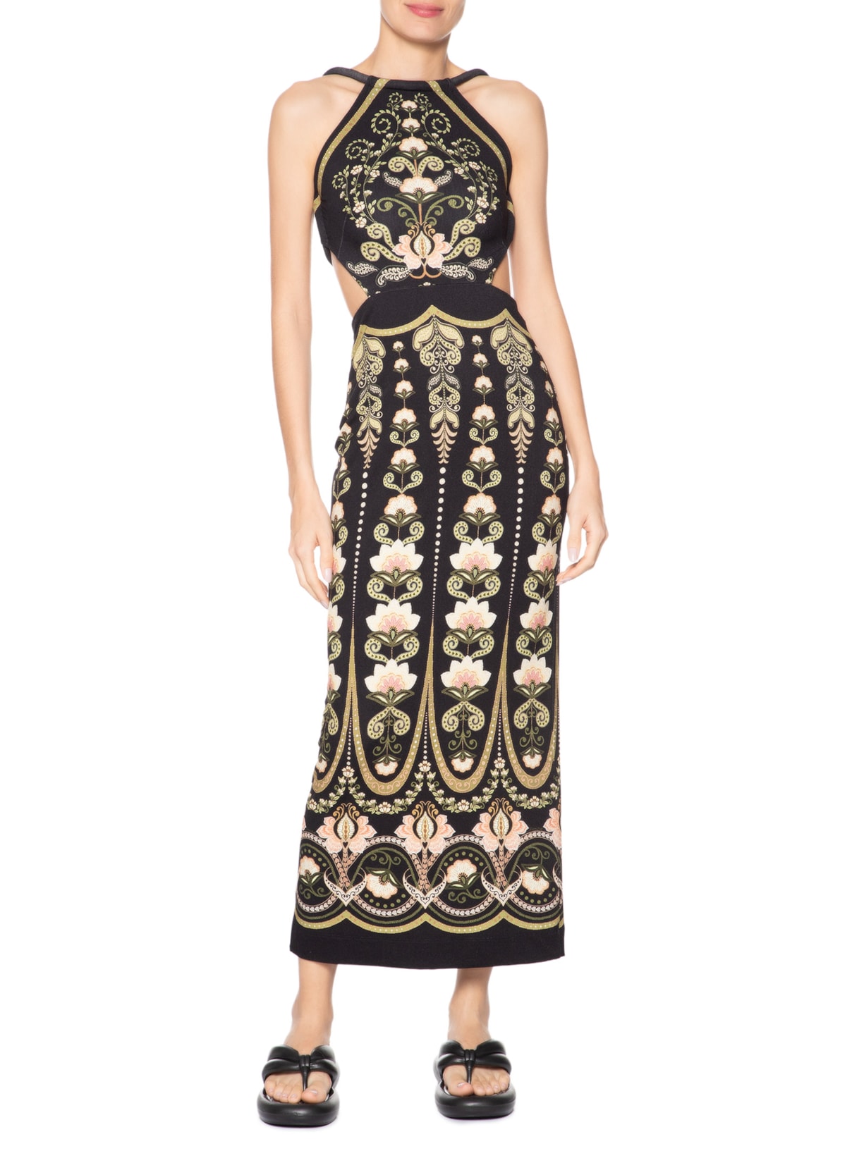 Vestido Midi Nikita Preto Farm