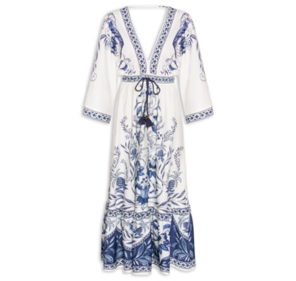 Vestido Midi Nina - Branco