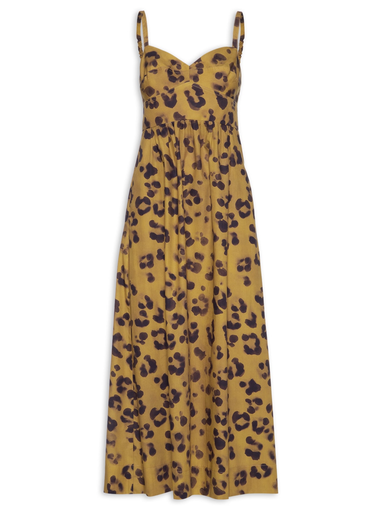 Vestido Midi Onça Sombra - Animal Print