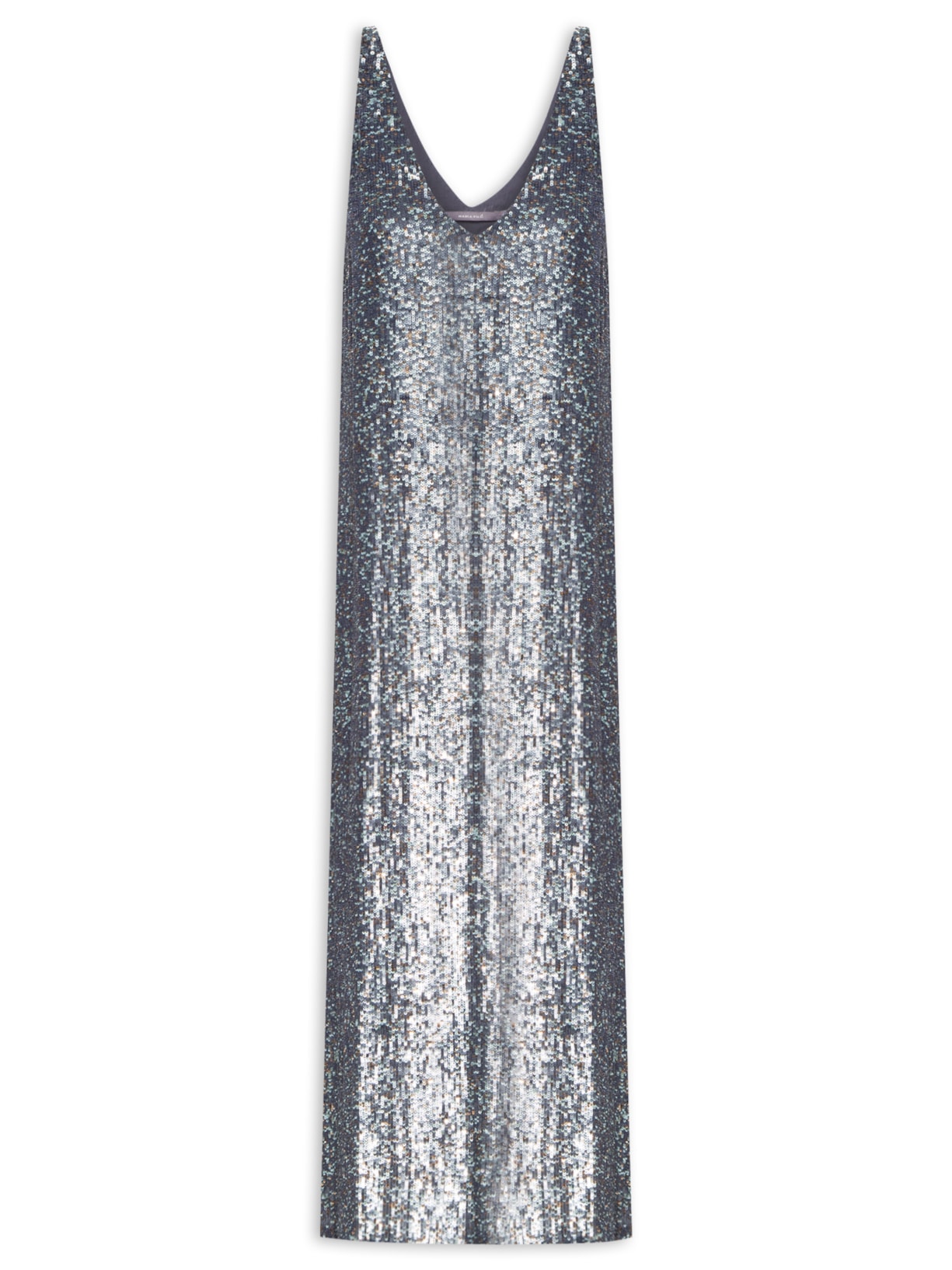 Vestido Midi Paetê - Verde