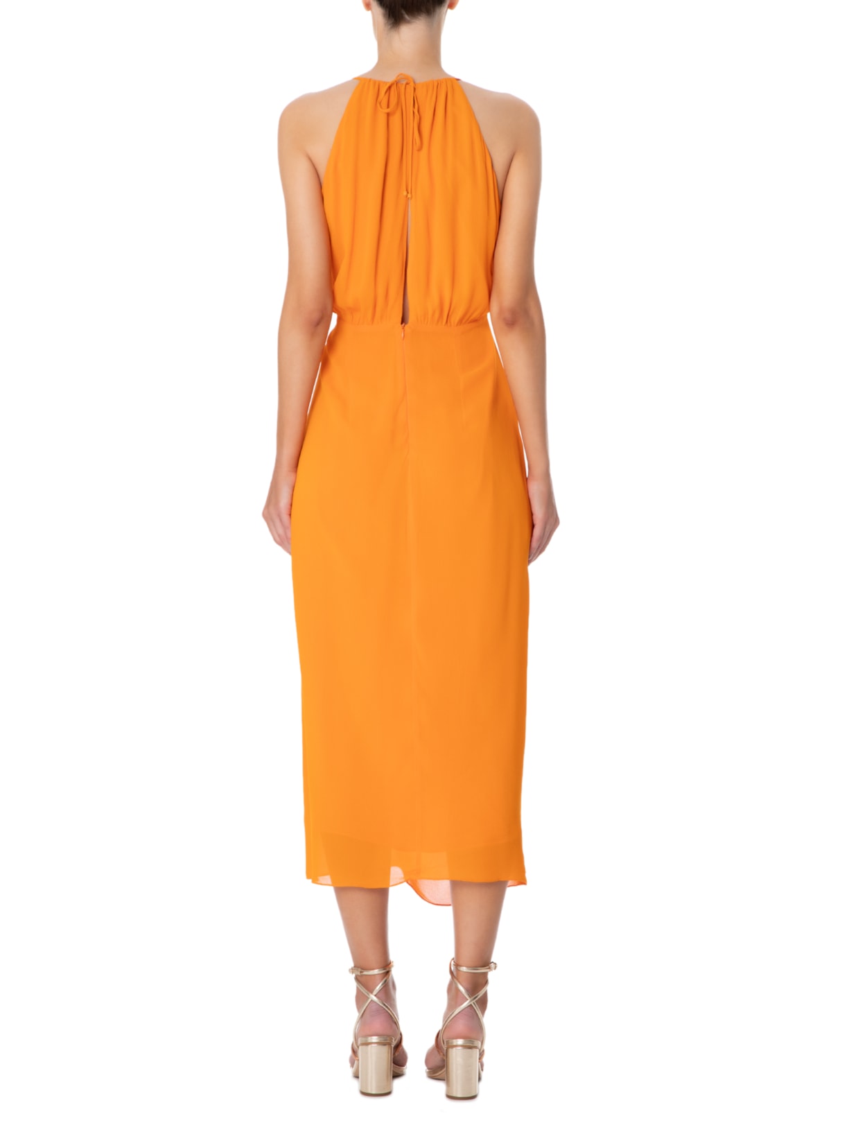 Vestido Midi Pareô Sun Laranja Animale