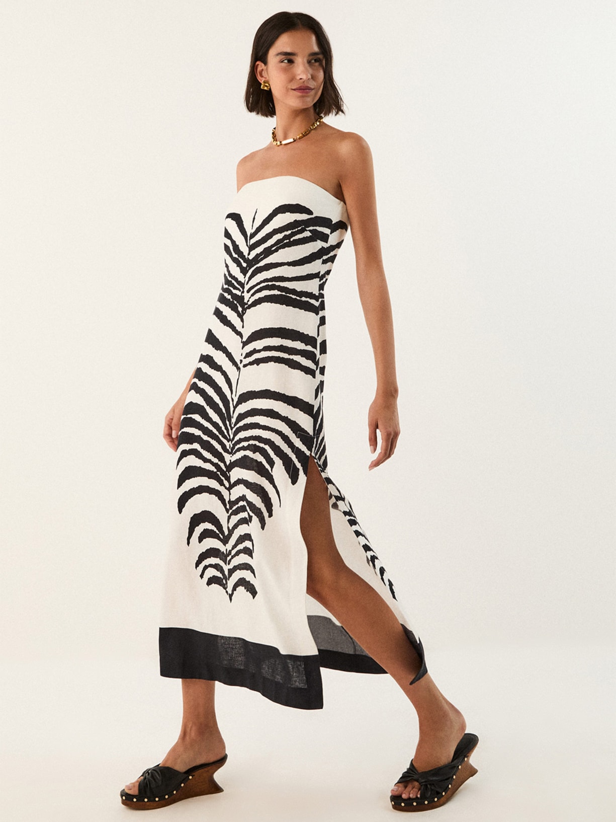 Vestido Midi Penelope Branco Vix