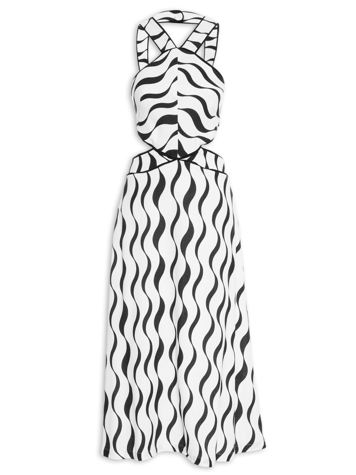 Vestido Midi Pontal - Branco