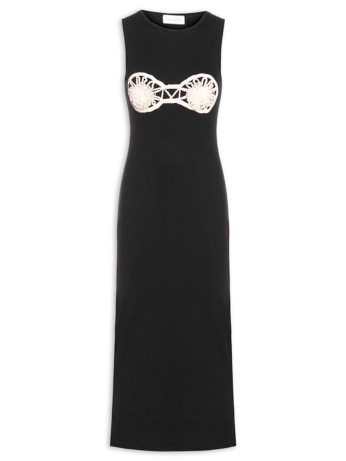 Vestido Midi - Preto