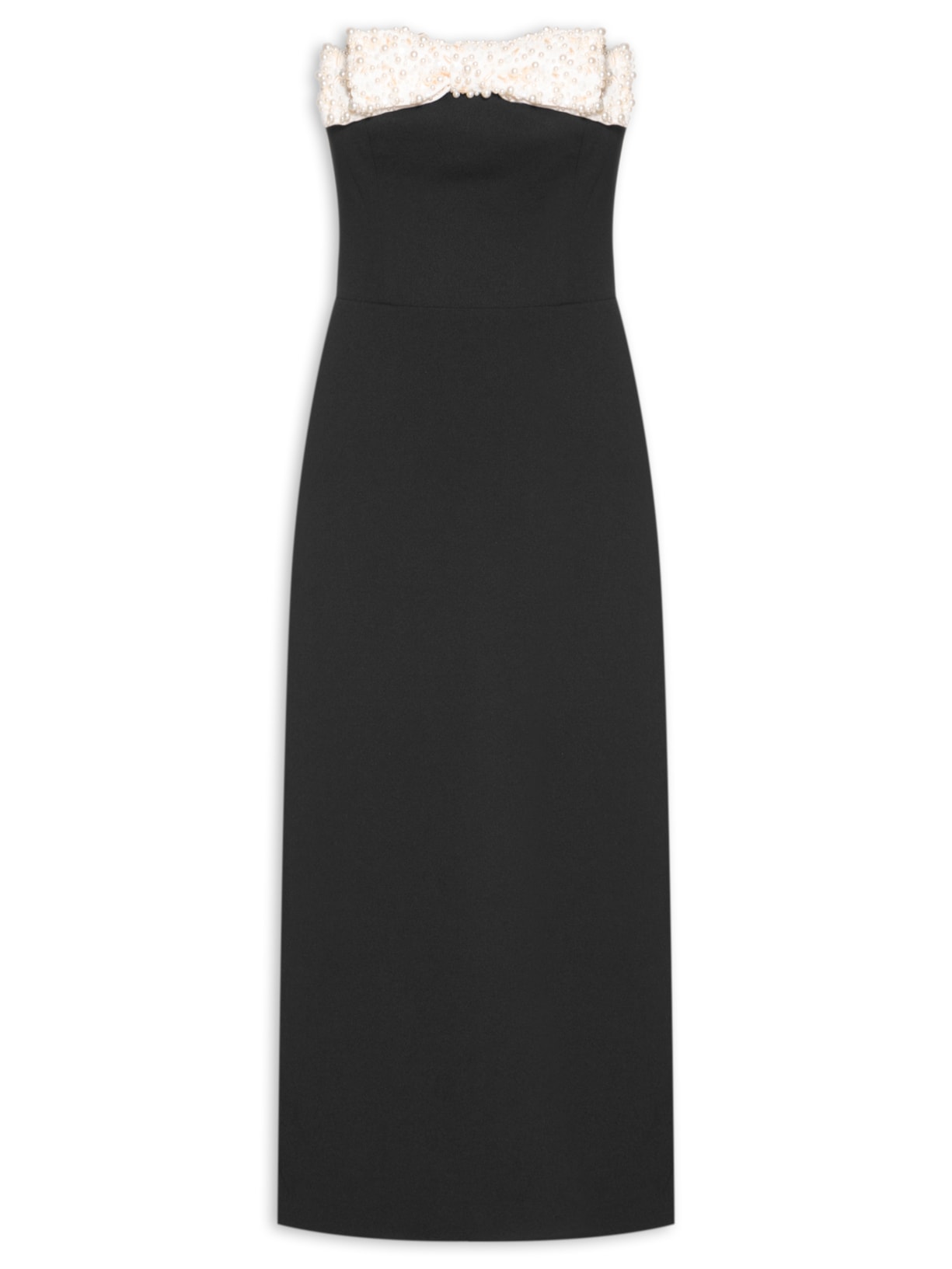 Vestido Midi Preto Pat Bo