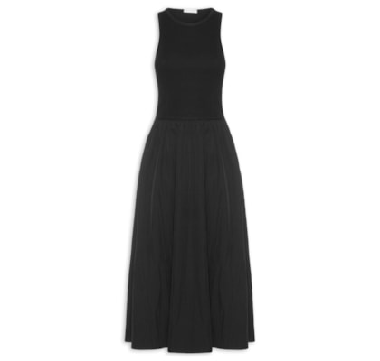 Vestido Midi - Preto