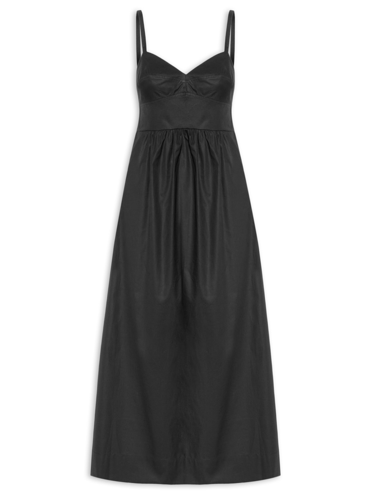 Vestido Midi - Preto