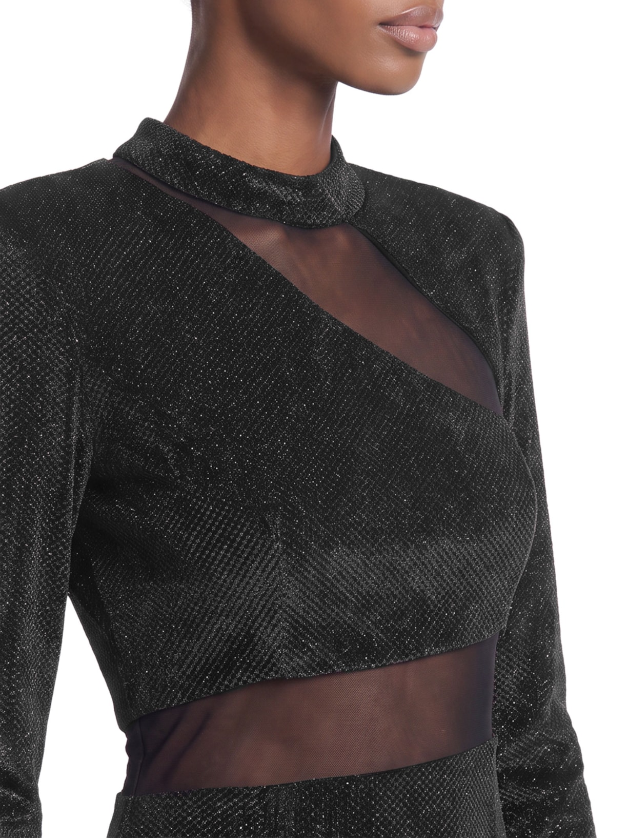 Vestido Midi Preto Pat Bo