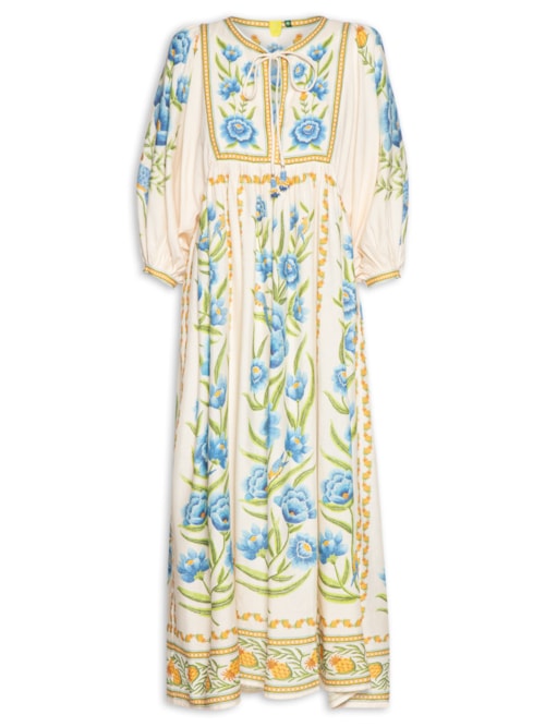 Vestido Midi Puglia - Bege