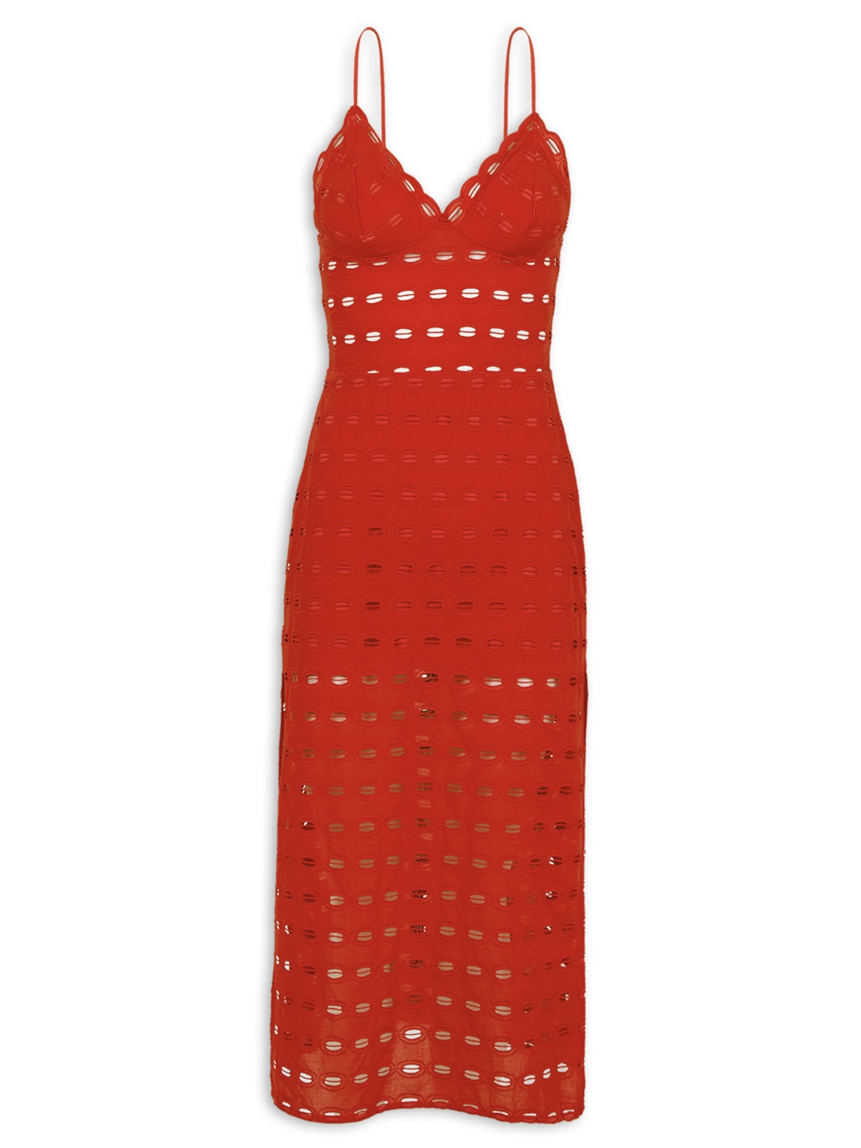 Vestido Midi Raya - Vemelho