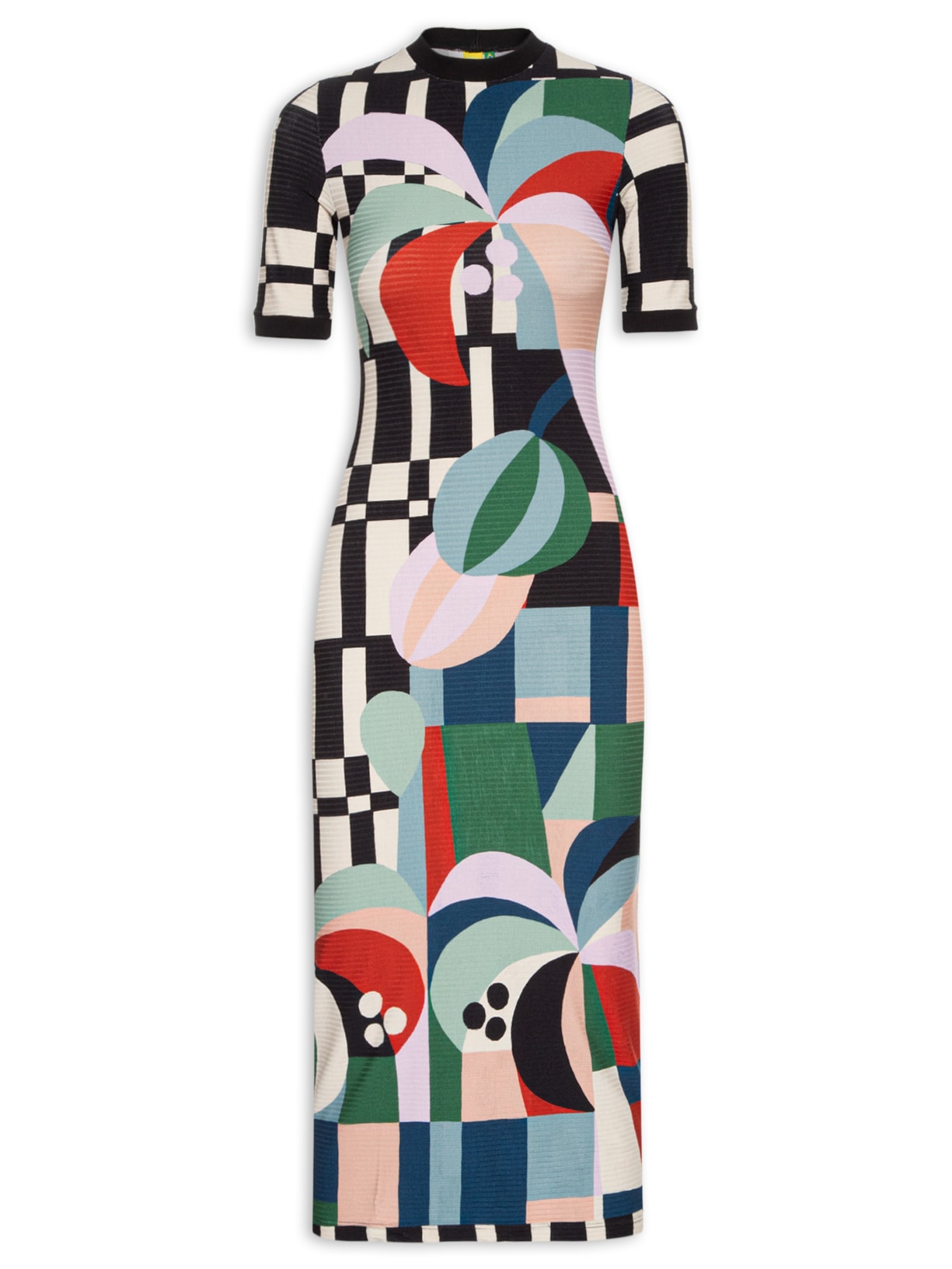 Vestido Midi Recanto Dos Coqueiros - Azul