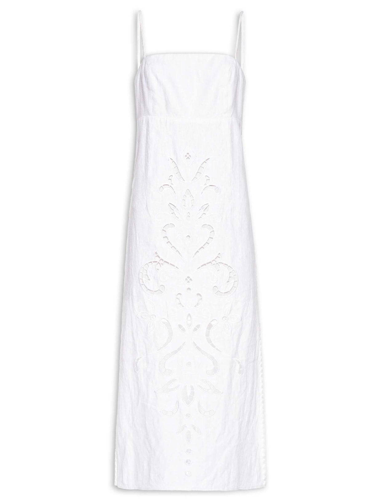 Vestido Midi Rechilieu - Off White